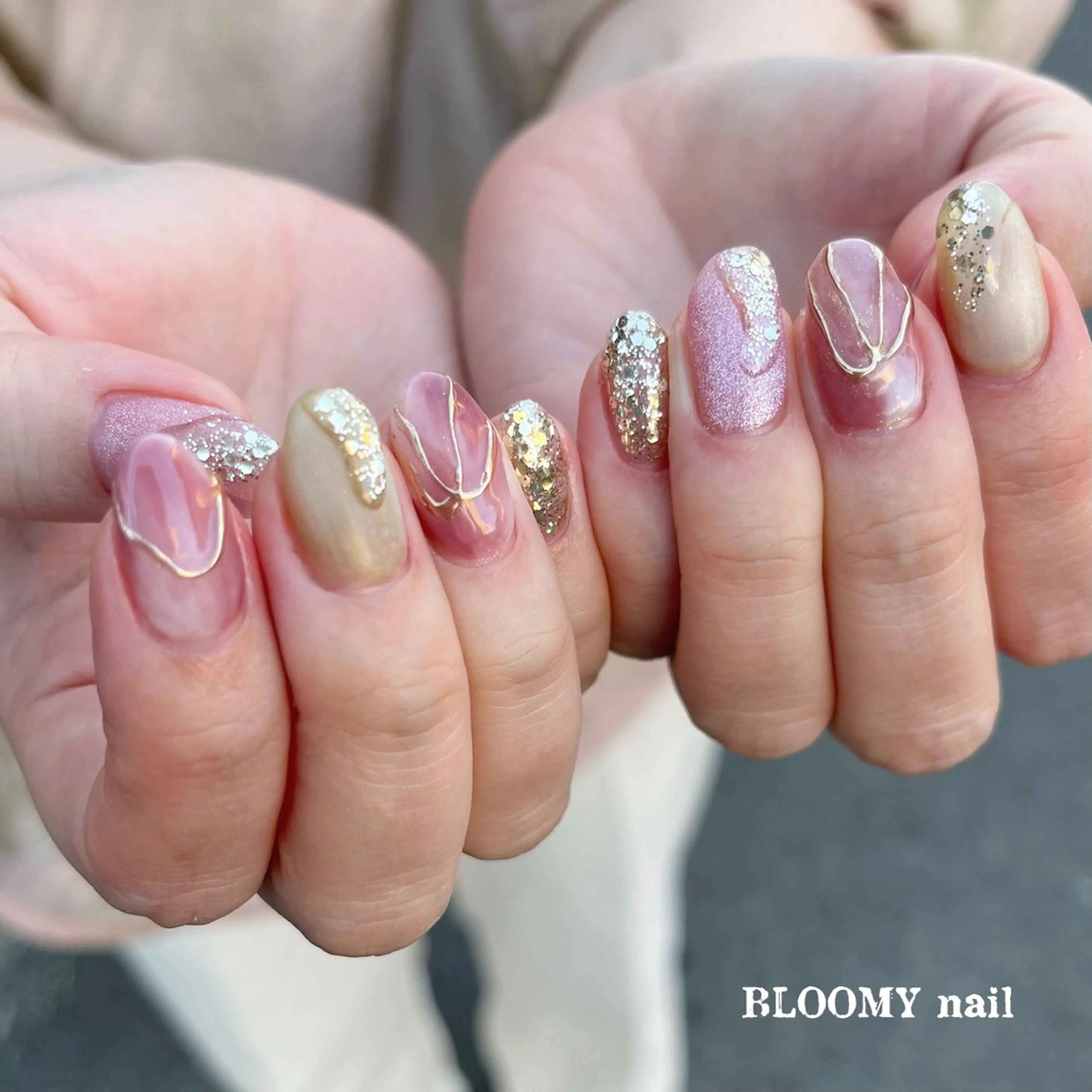 ネイル 持ち込み BLOOMY nailのネイルデザイン
