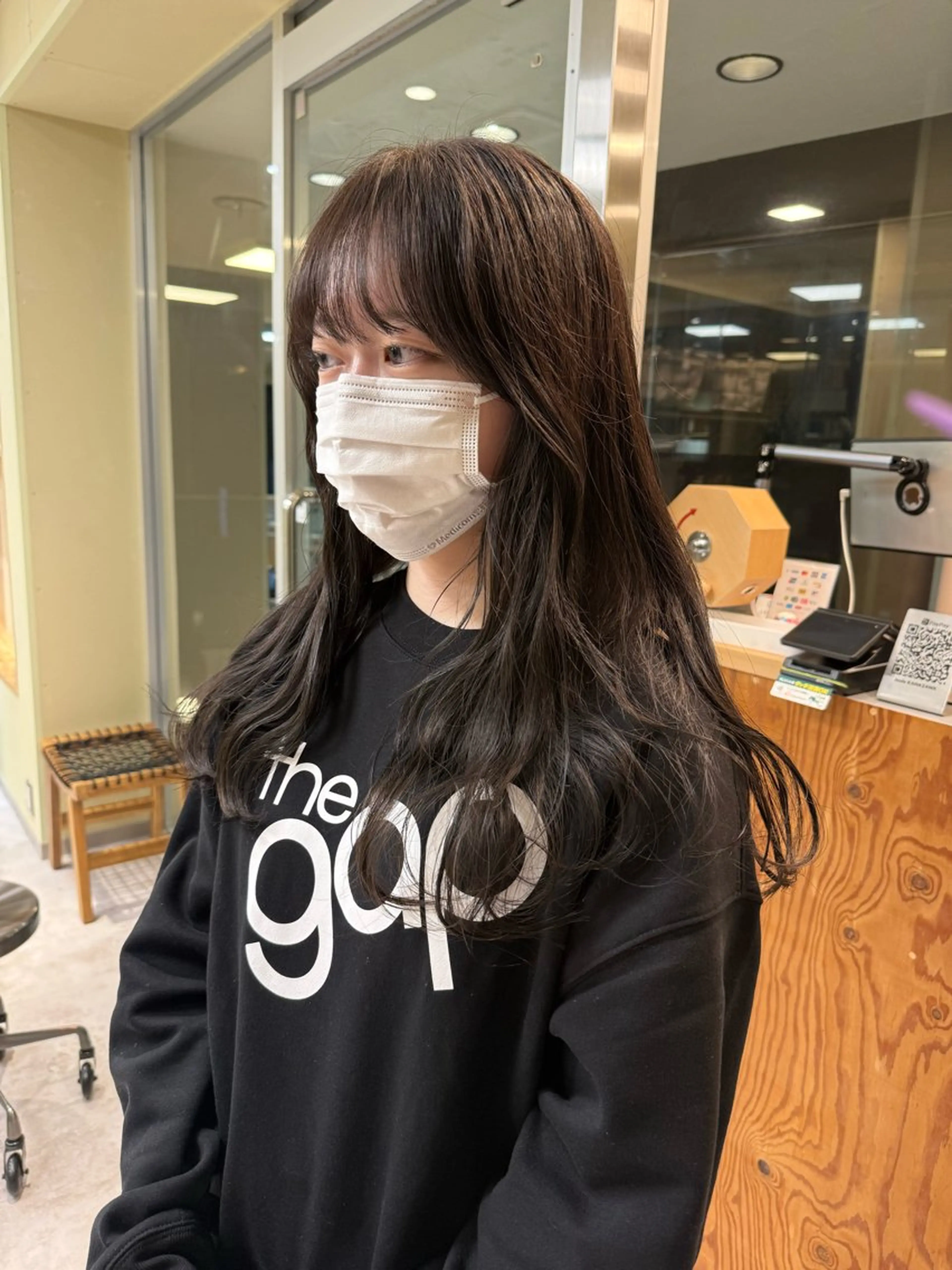 セミロング カラー カット ヘアカラー トリートメント 伶風/ボブ/ ヘーゼルベージュのヘアスタイル