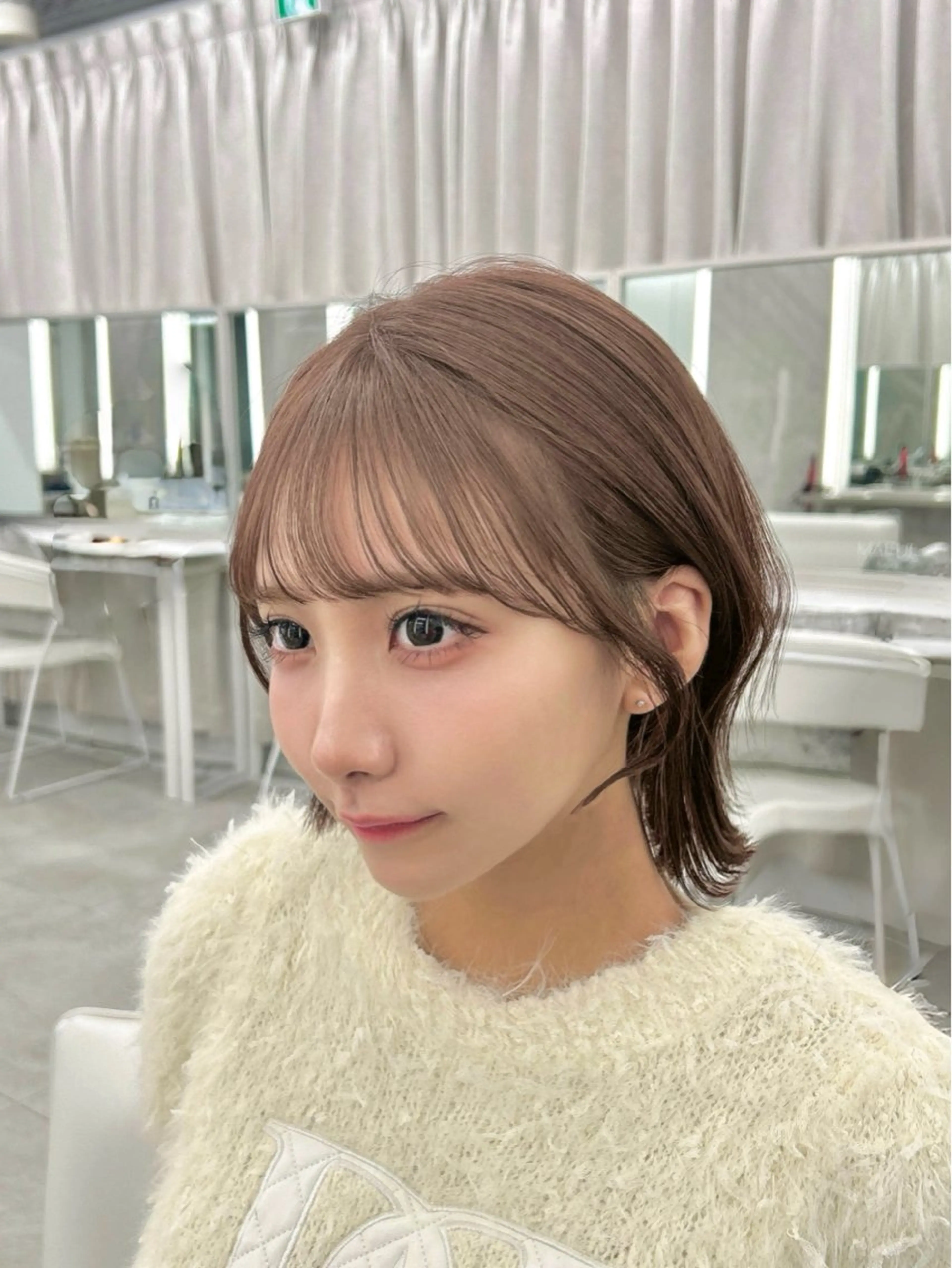 ショート 韓国顔まわり/前髪 /レイヤー/いつきのヘアスタイル