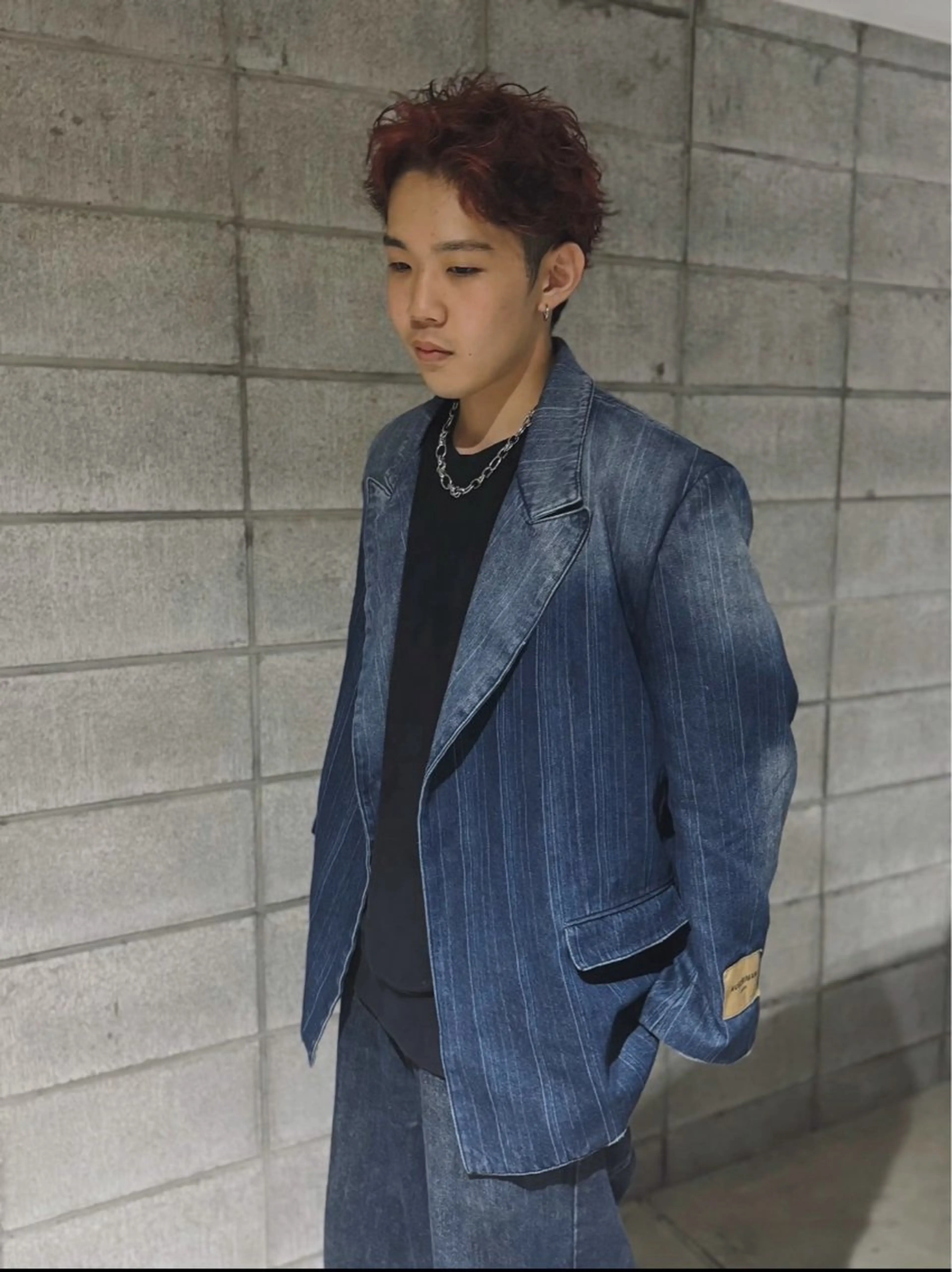 ミディアム 前田 翔哉のヘアスタイル