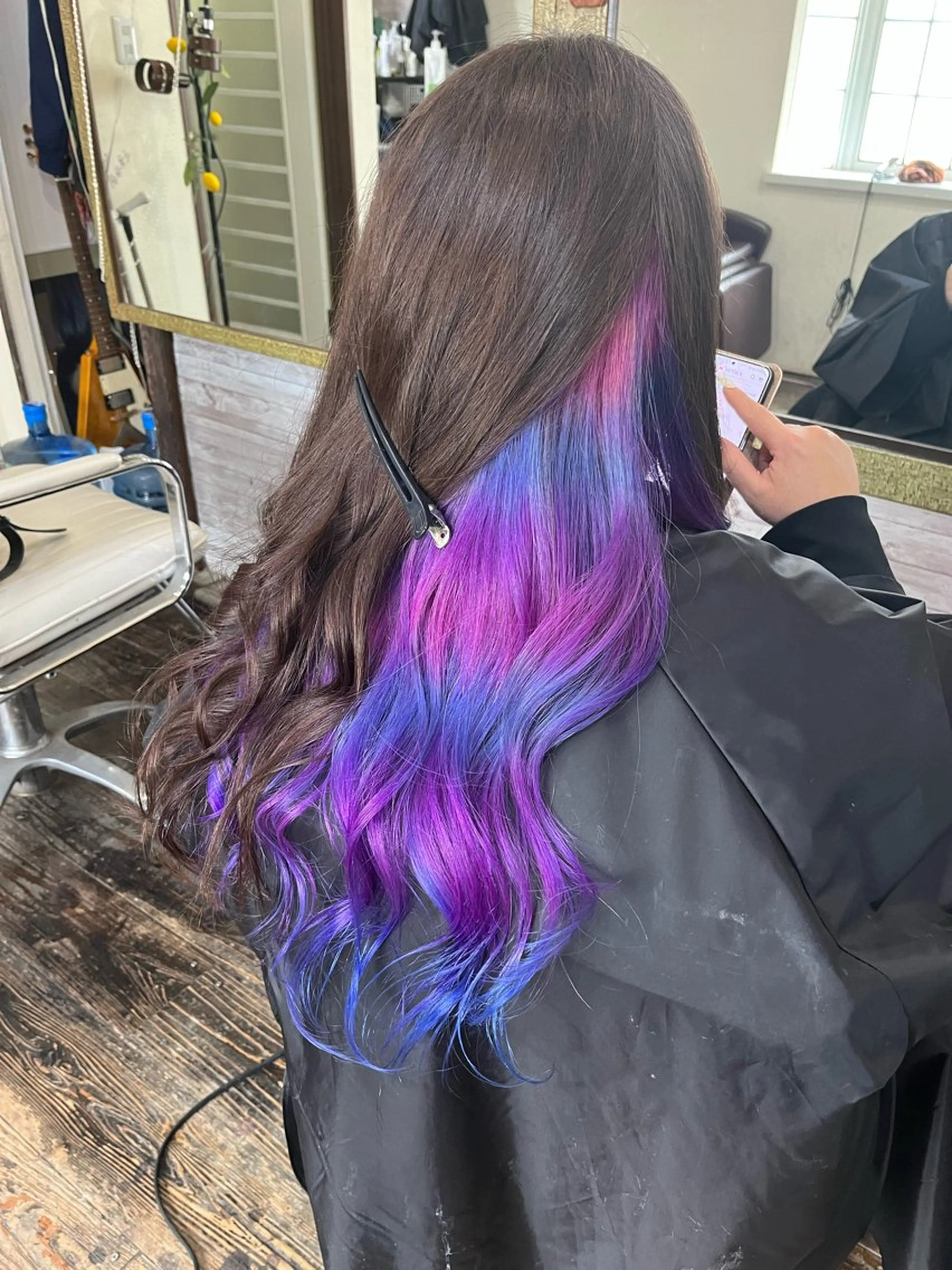 ロング カラー ヘアカラー 渡辺 健太のヘアスタイル