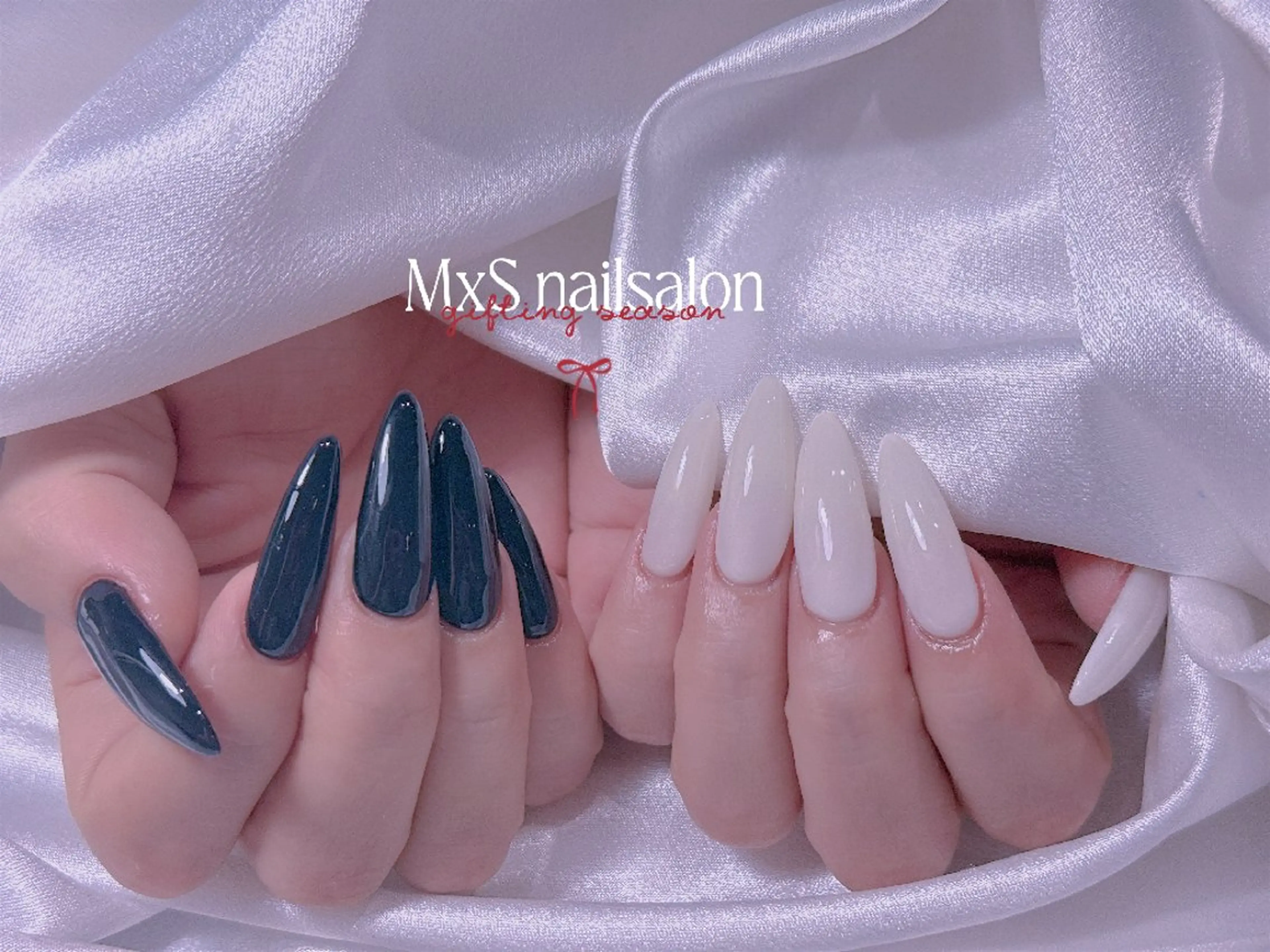 ネイル ハンドネイル ハンドケア MxS Nail(長さだし/フィルイン/マグネット/韓国ネイル/ワンホンネイル/ワンカラー)所属・MxS リィリィのネイルデザイン