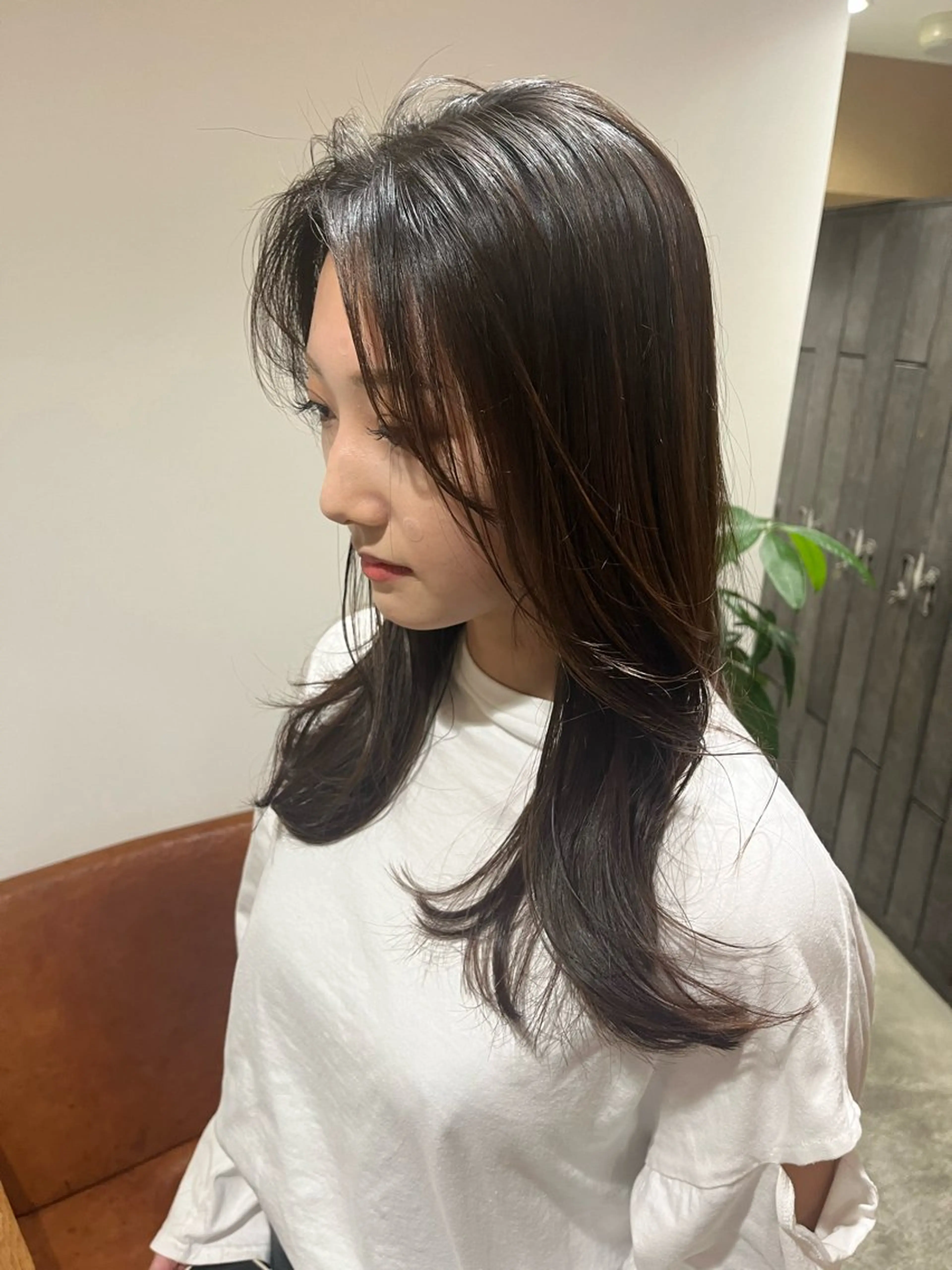セミロング レイヤーカット カット 梅田美容室/カット /Maoのヘアスタイル