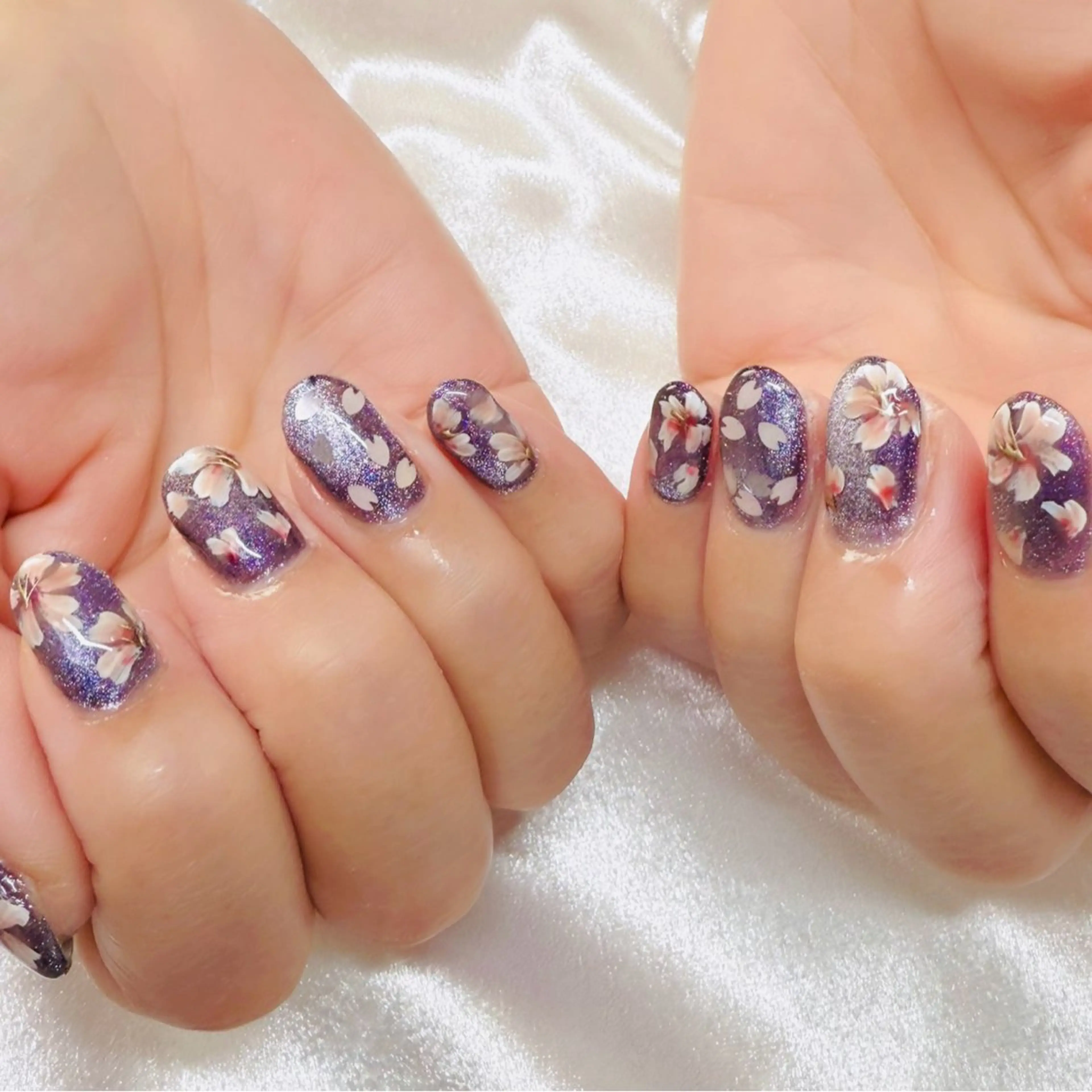 ネイル 桜ネイル 春ネイル ハンドネイル Heartful nailのネイルデザイン