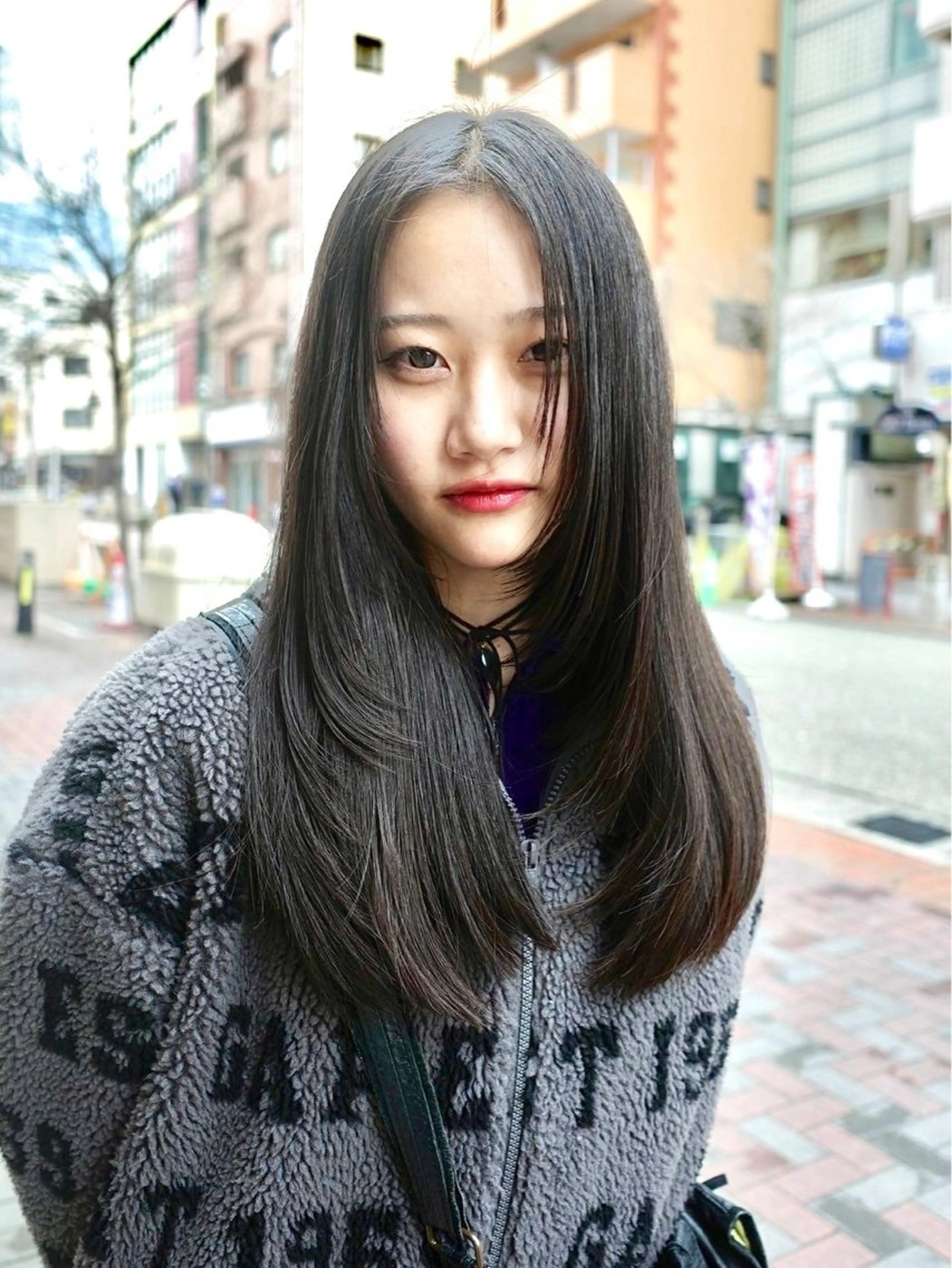 ロング カラー カット ヘアカラー トリートメント ハイトーン/ウルフ/ レイヤー/Asukaのヘアスタイル