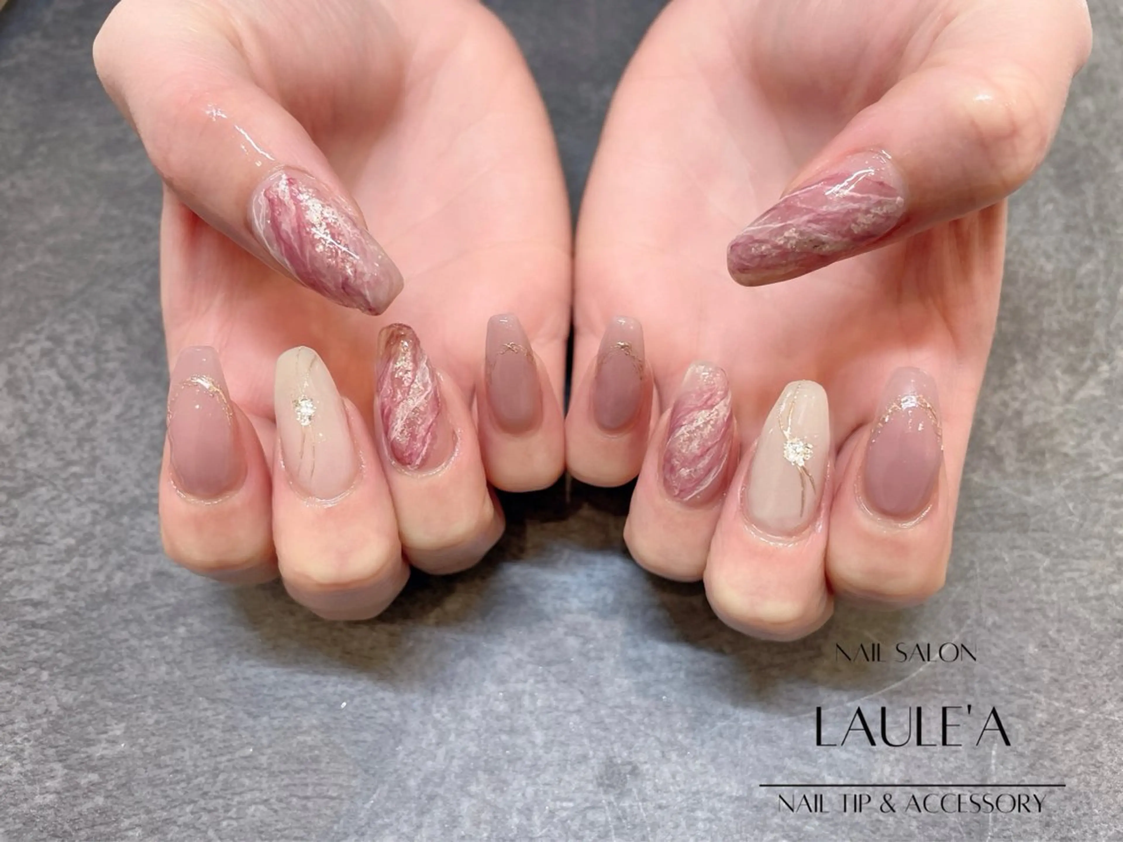 ネイル ハンドネイル nailsalon Laule'aのネイルデザイン