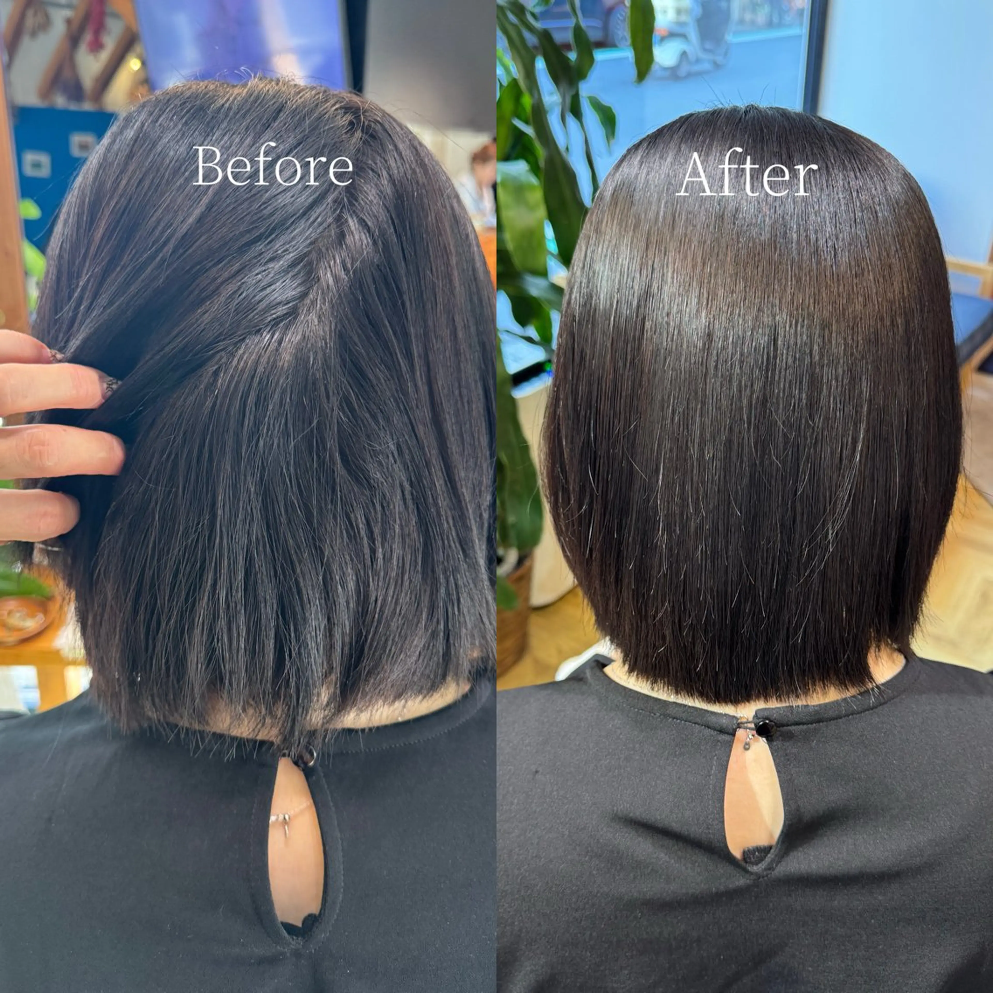 ミディアム 髪質改善 トリートメント 縮毛矯正 トリートメント 髪質改善/艶髪特化/ kaori🪄のヘアスタイル