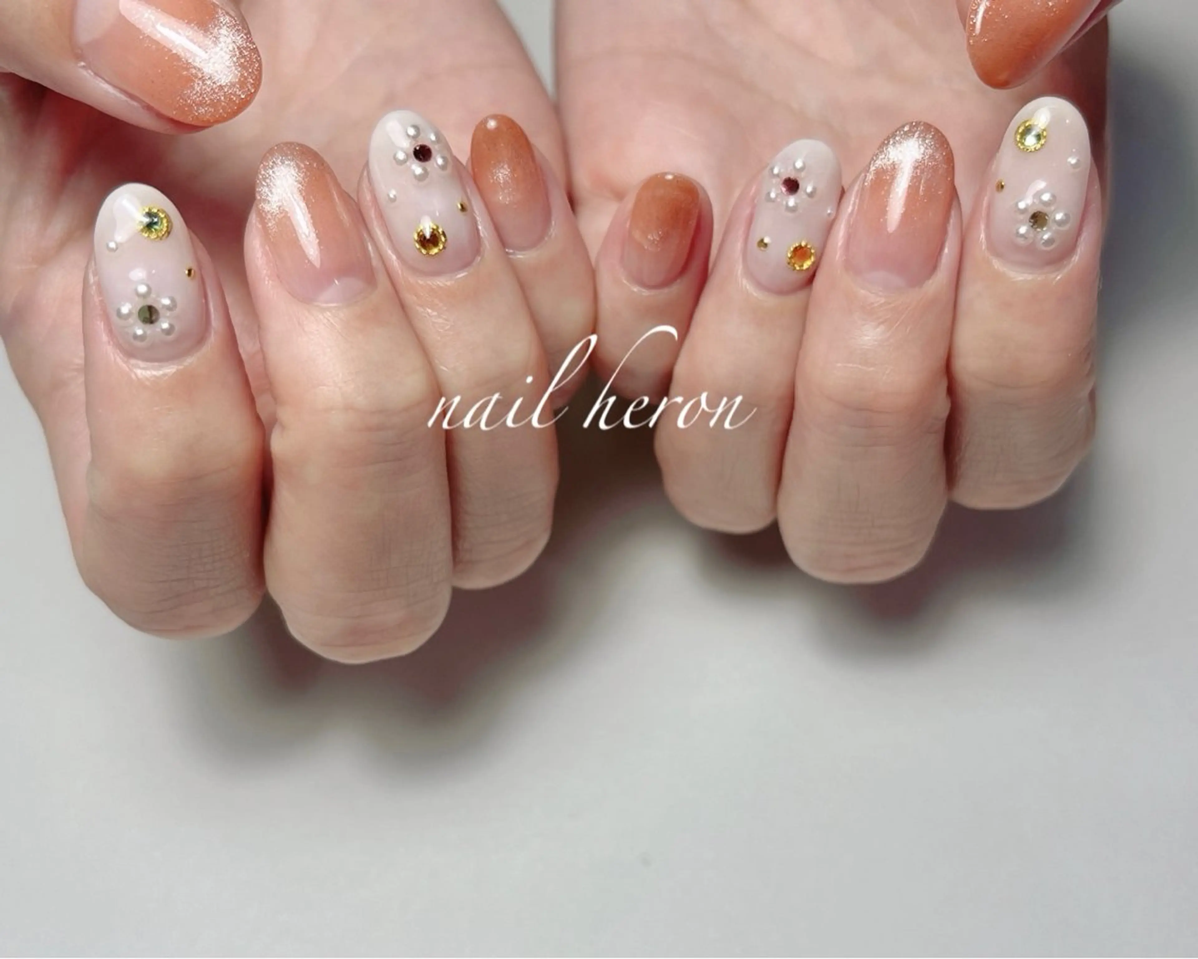 ネイル 春ネイル ハンドネイル nail heron所属・saki_ nail heronのその他イメージ