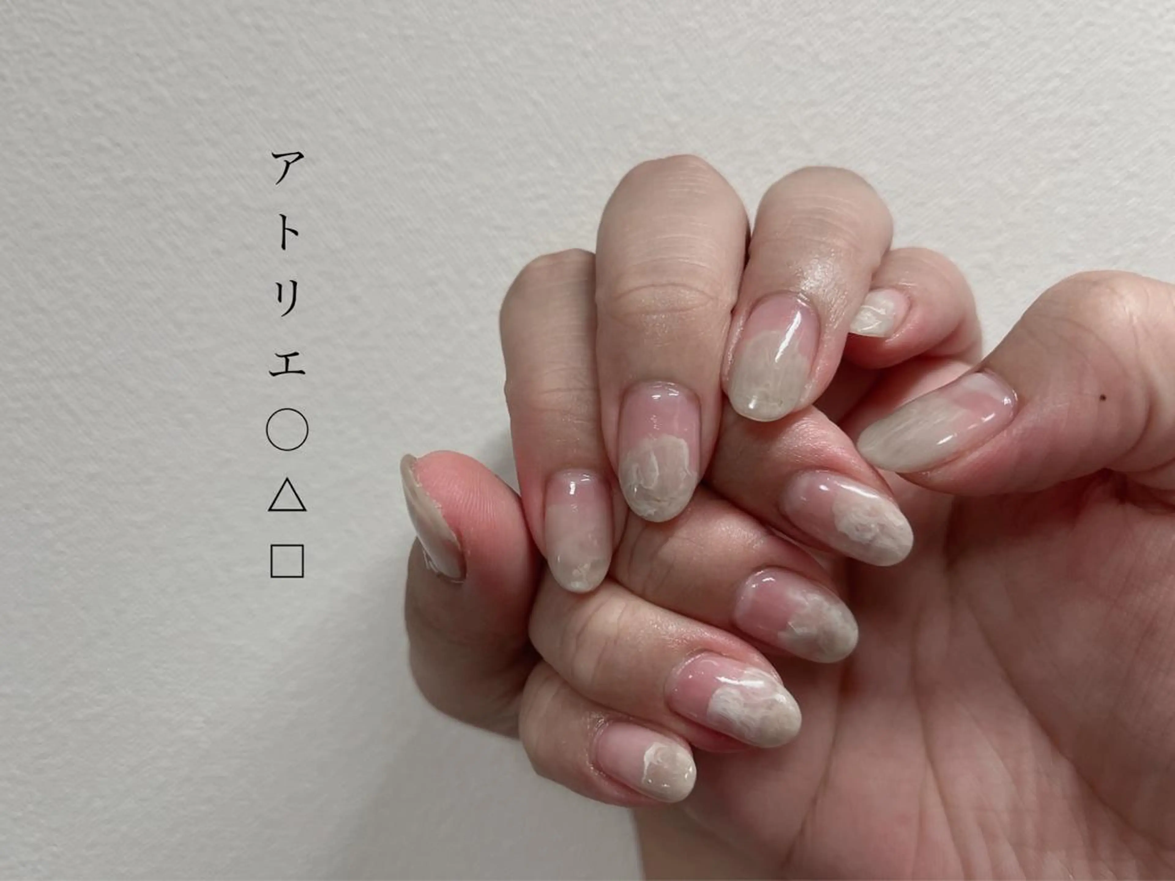 ネイル オフィスネイル ハンドネイル アトリエ ○△□のネイルデザイン