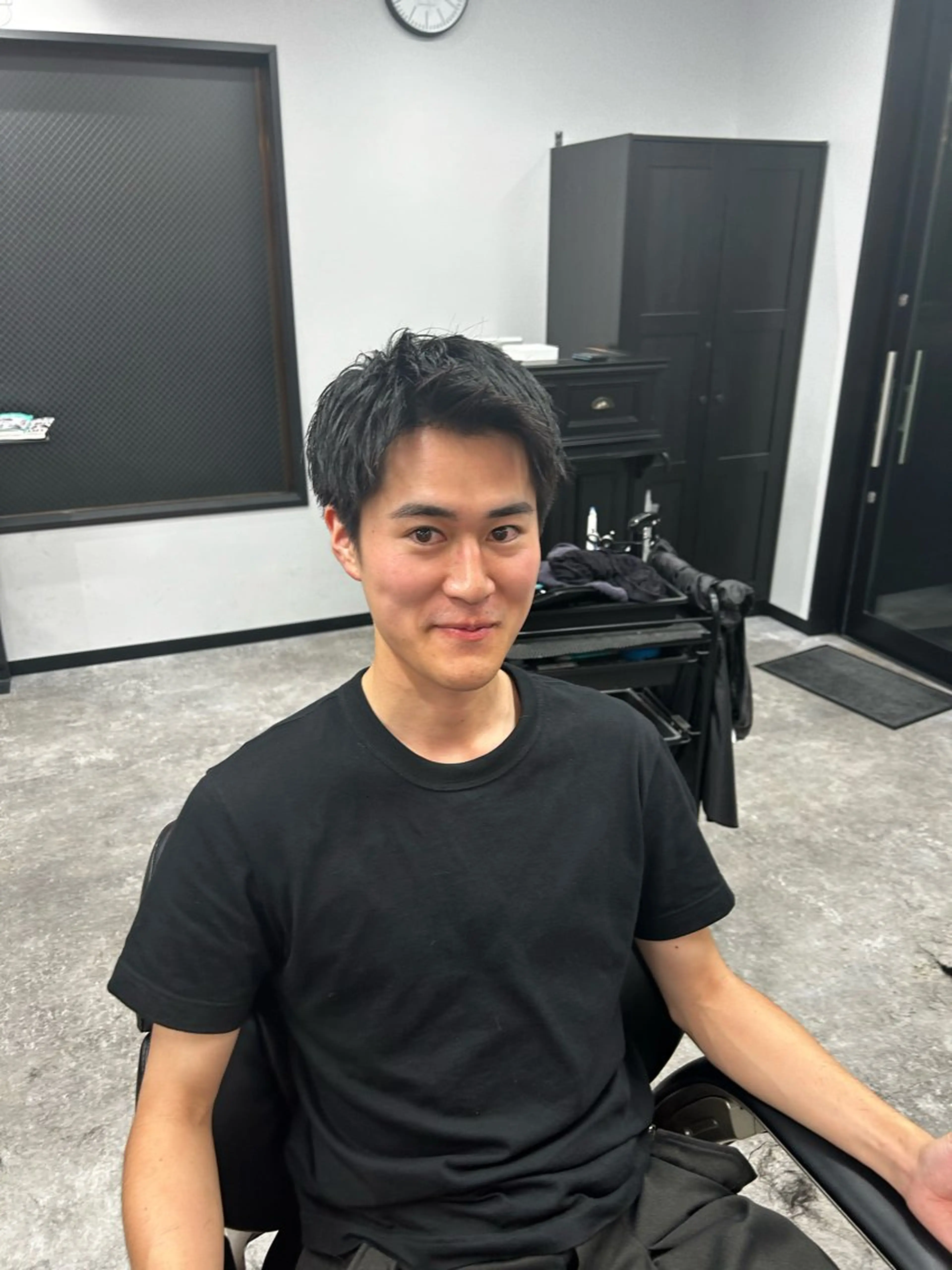 ショート メンズ アップバング ショートヘア メンズカット/ メンズパーマ/佐藤のヘアスタイル