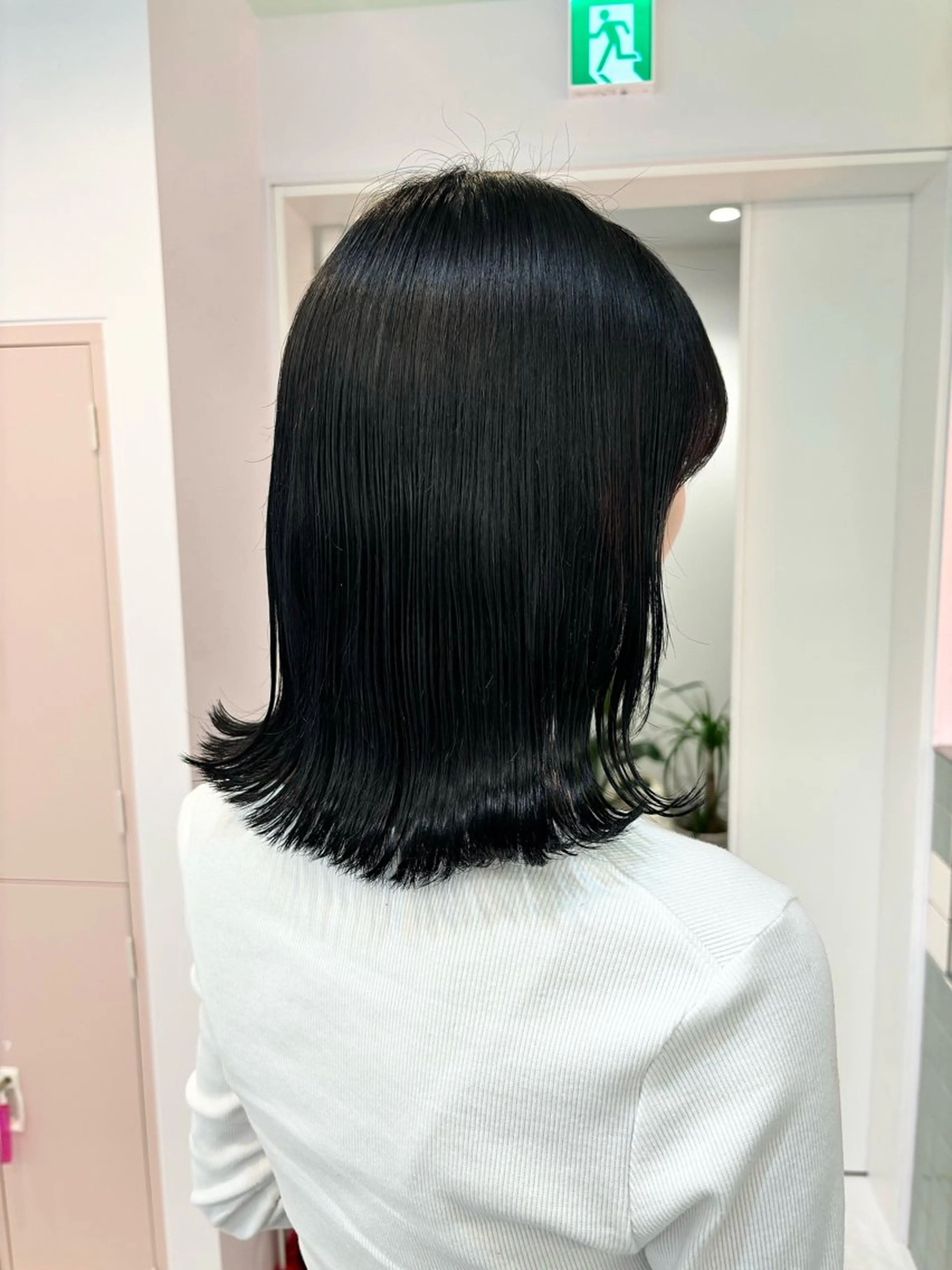 ミディアム カラー 顔周りカット/ボブ/ ツヤ髪/coconaのヘアスタイル