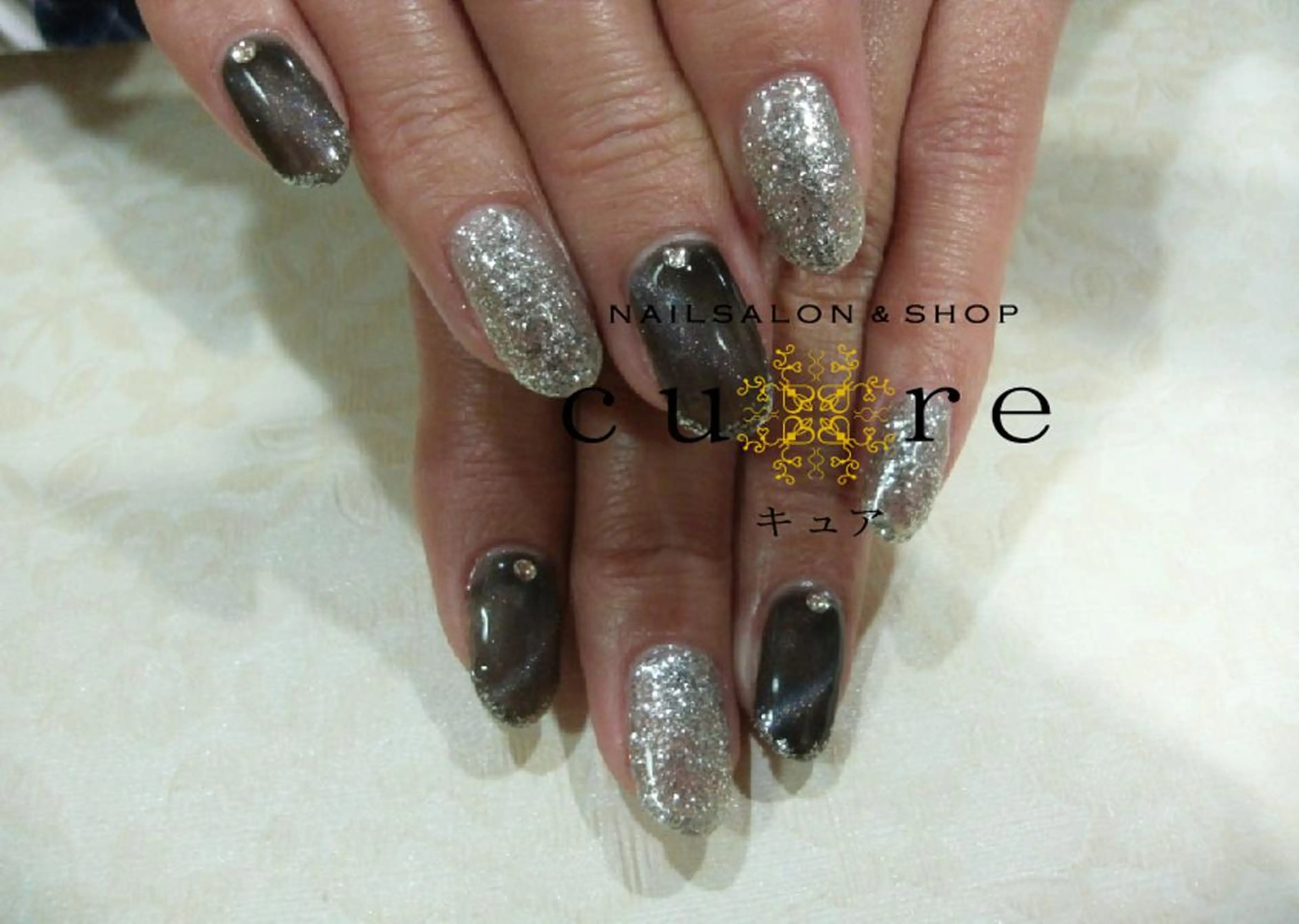 ミディアム ネイル ネイルサロン Cureのネイルデザイン