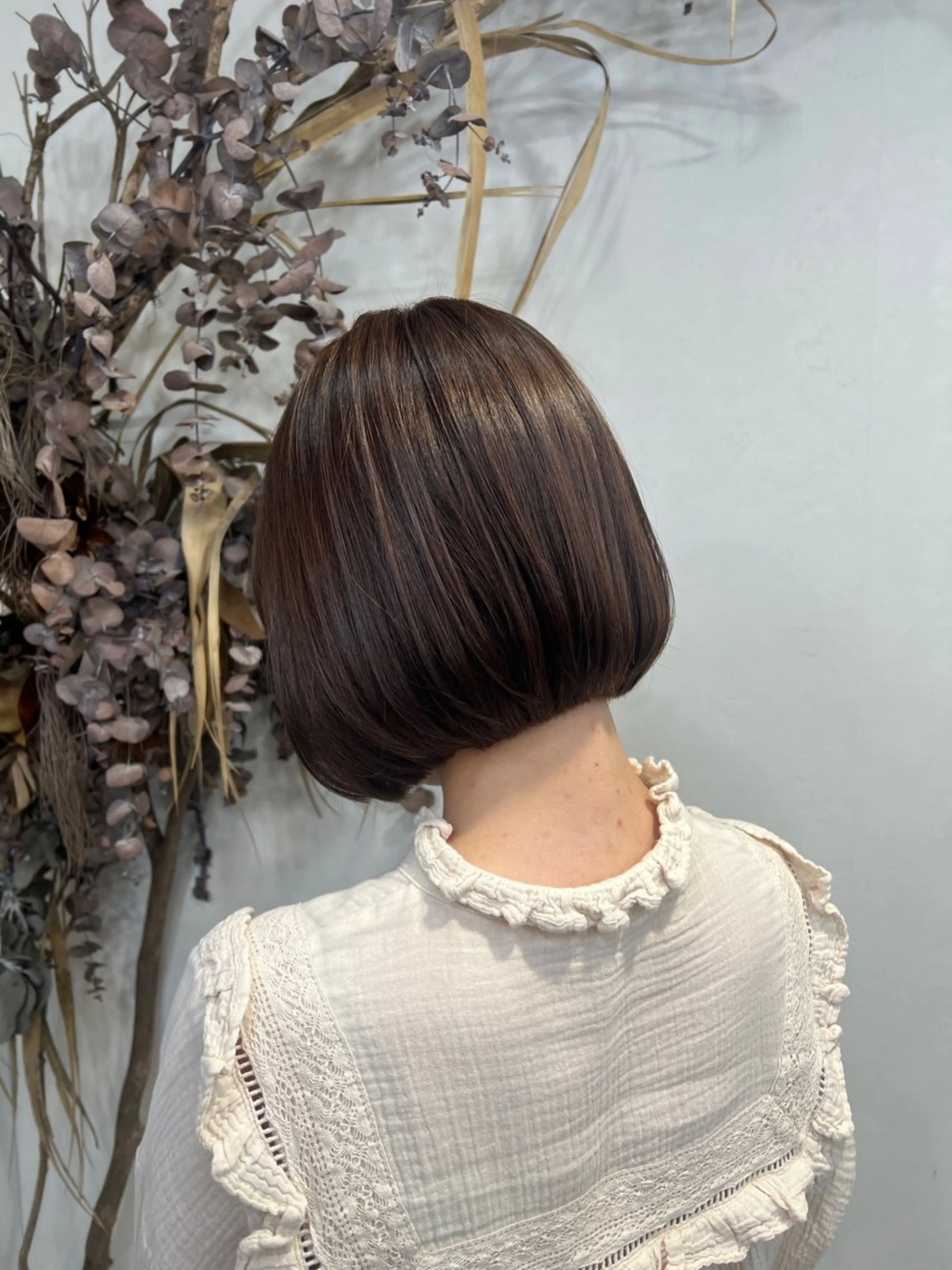 ショート 地毛風縮毛矯正 / ショート/ボブ/平山のヘアスタイル