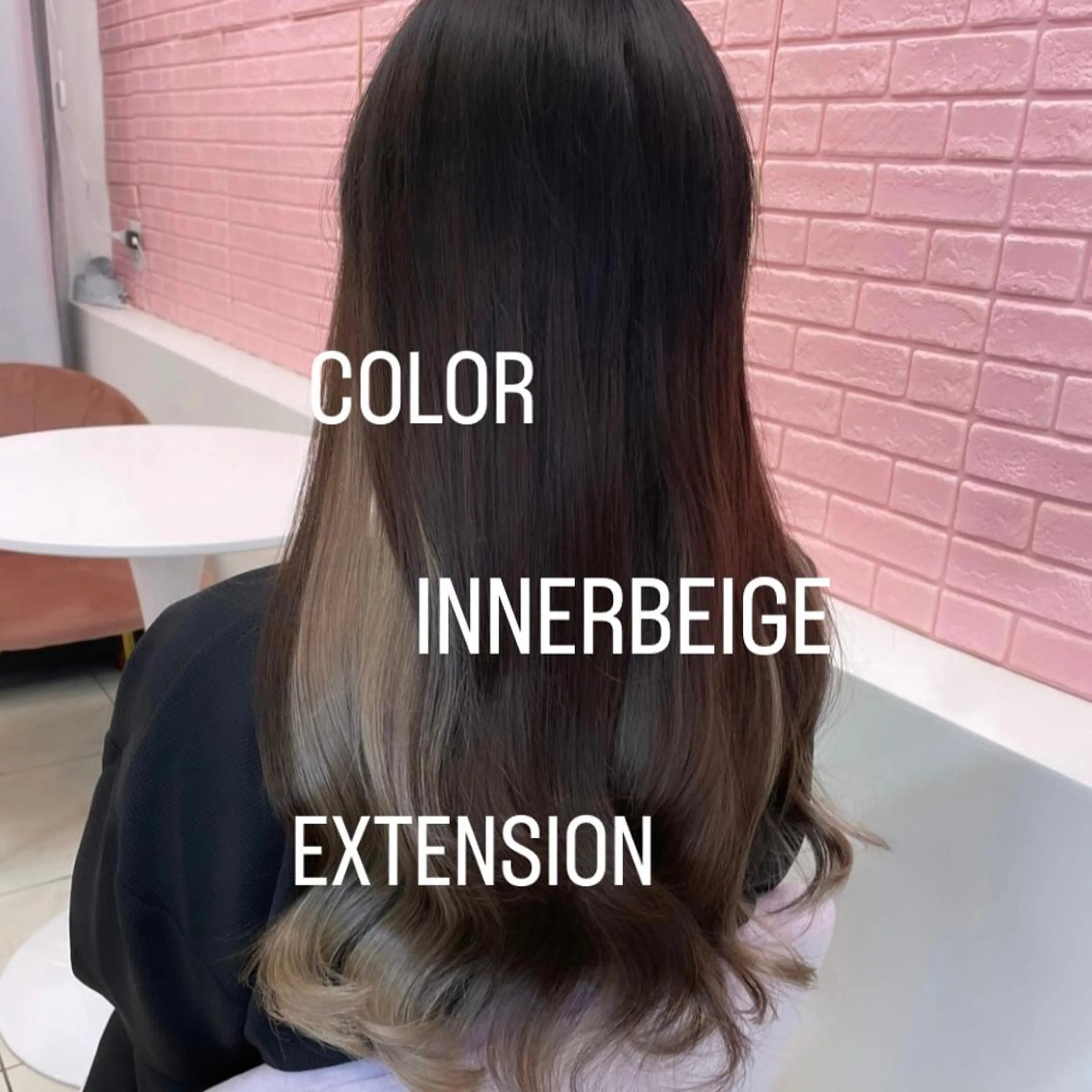 ロング カラー ヘアカラー エクステ エクステ🩵ブリーチ 韓国ヘア🩵KAEのヘアスタイル