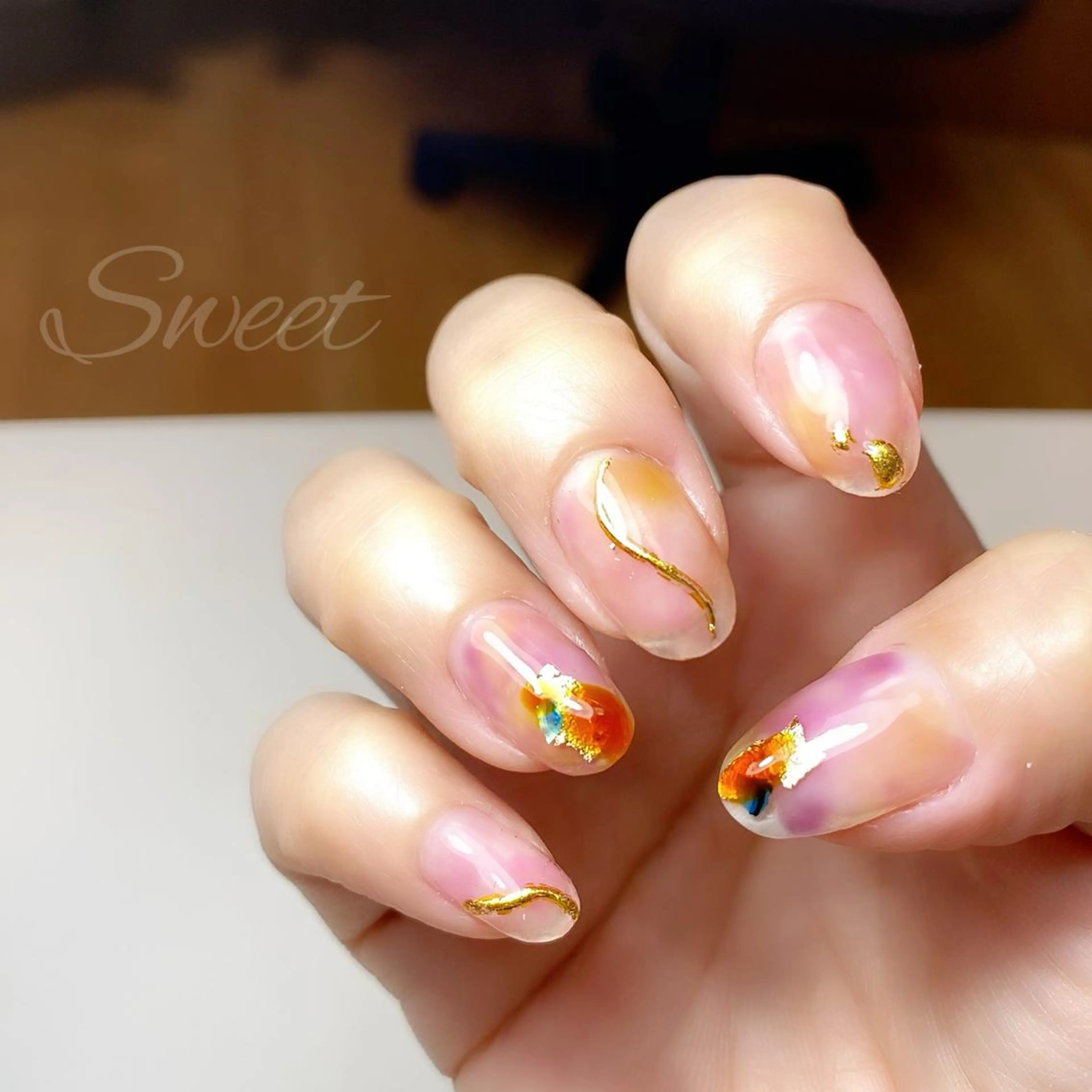 ネイル sweet 仲野陽子のネイルデザイン