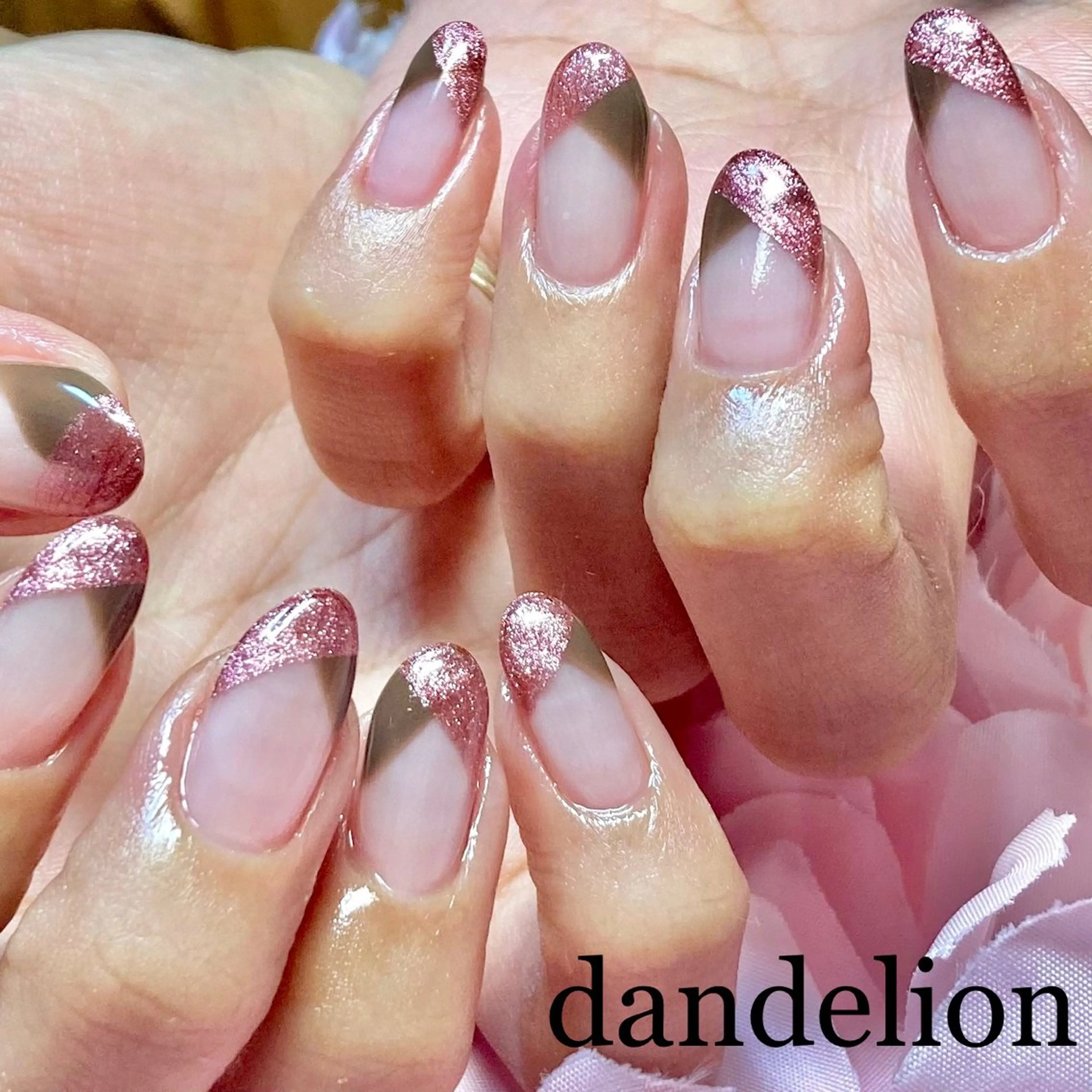 ネイル ハンドネイル ハンドケア dandelion ダンデライオンのネイルデザイン