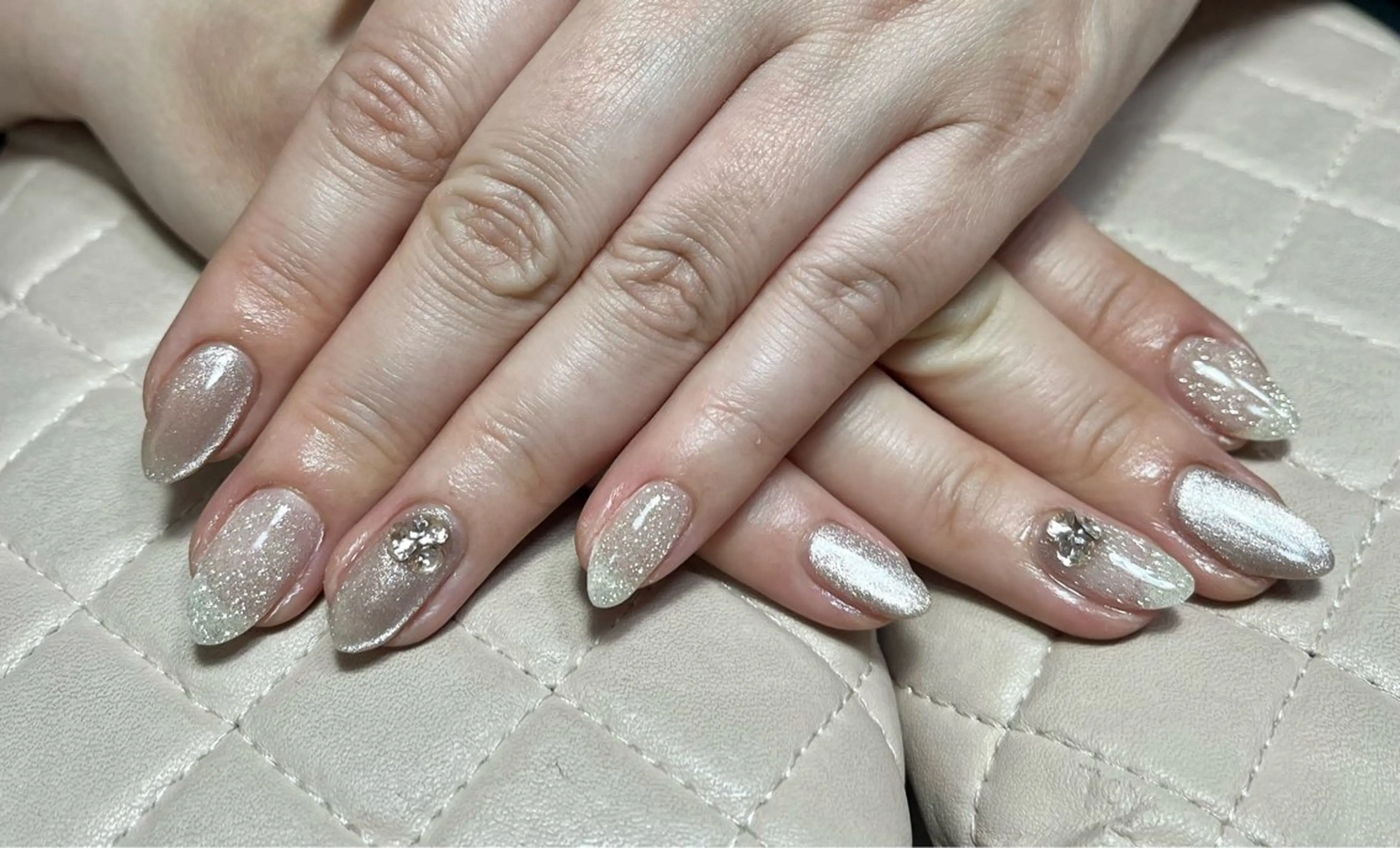 ネイル ハンドネイル goldgleams ちなのネイルデザイン