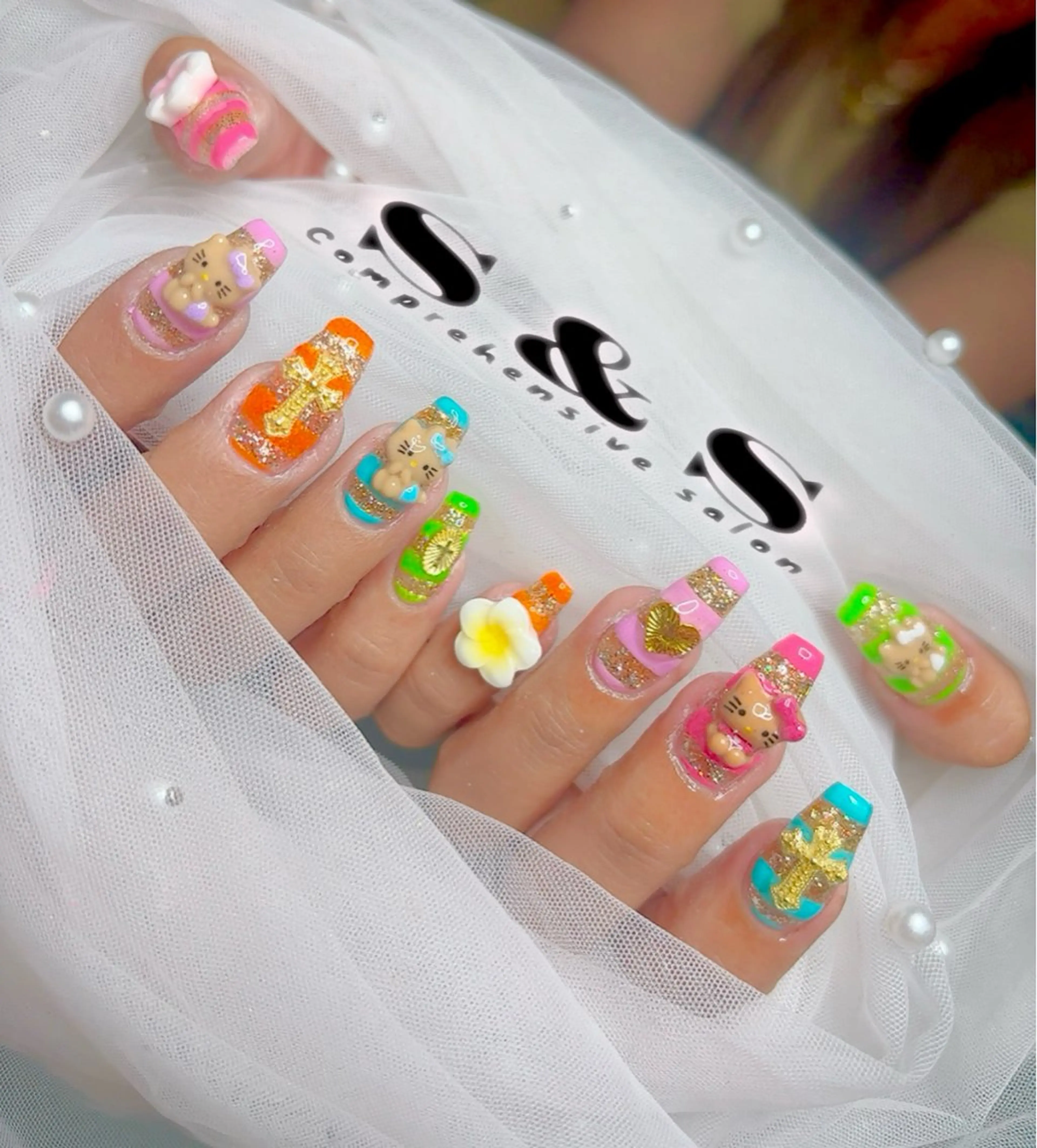 ネイル 長さ出し メンズネイル 持ち込み 夏ネイル ワンホンネイル S&S 村田小百合のネイルデザイン