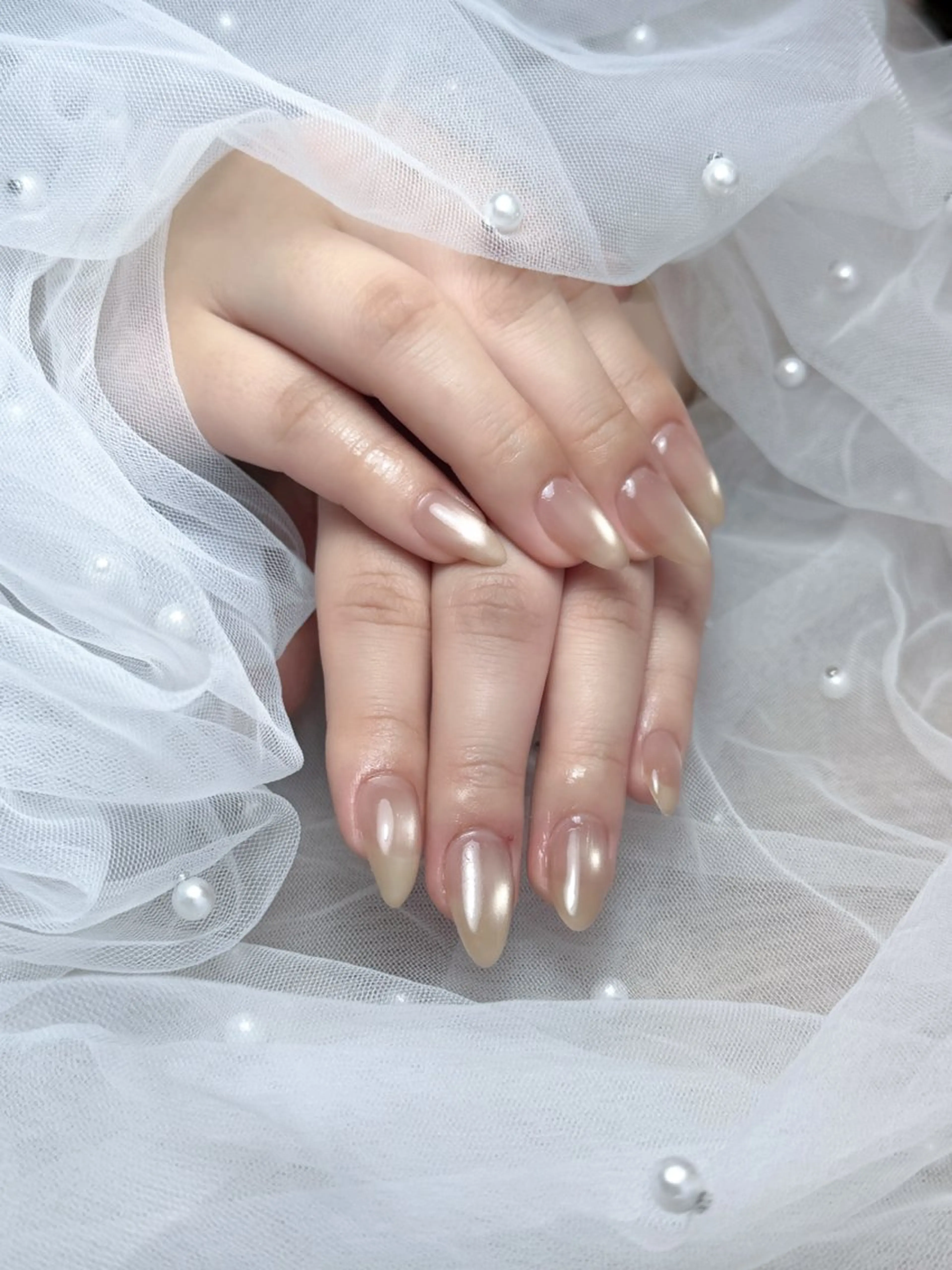 ネイル マグネットネイル ワンカラーネイル ハンドネイル mimo*lash 🩰kanatsuのネイルデザイン