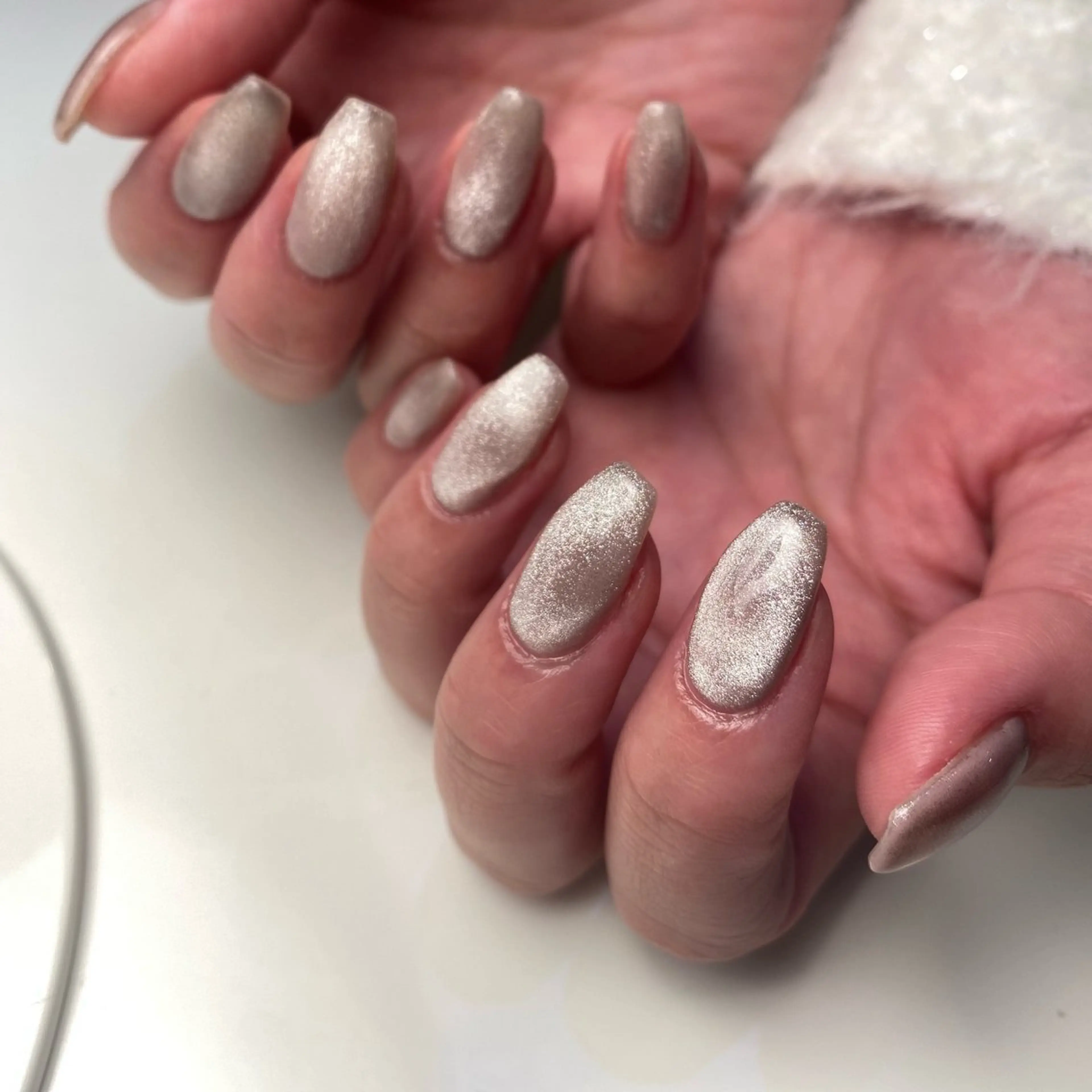 ネイル マグネットネイル ワンカラーネイル Yumi 広尾|恵比寿ネイルのネイルデザイン