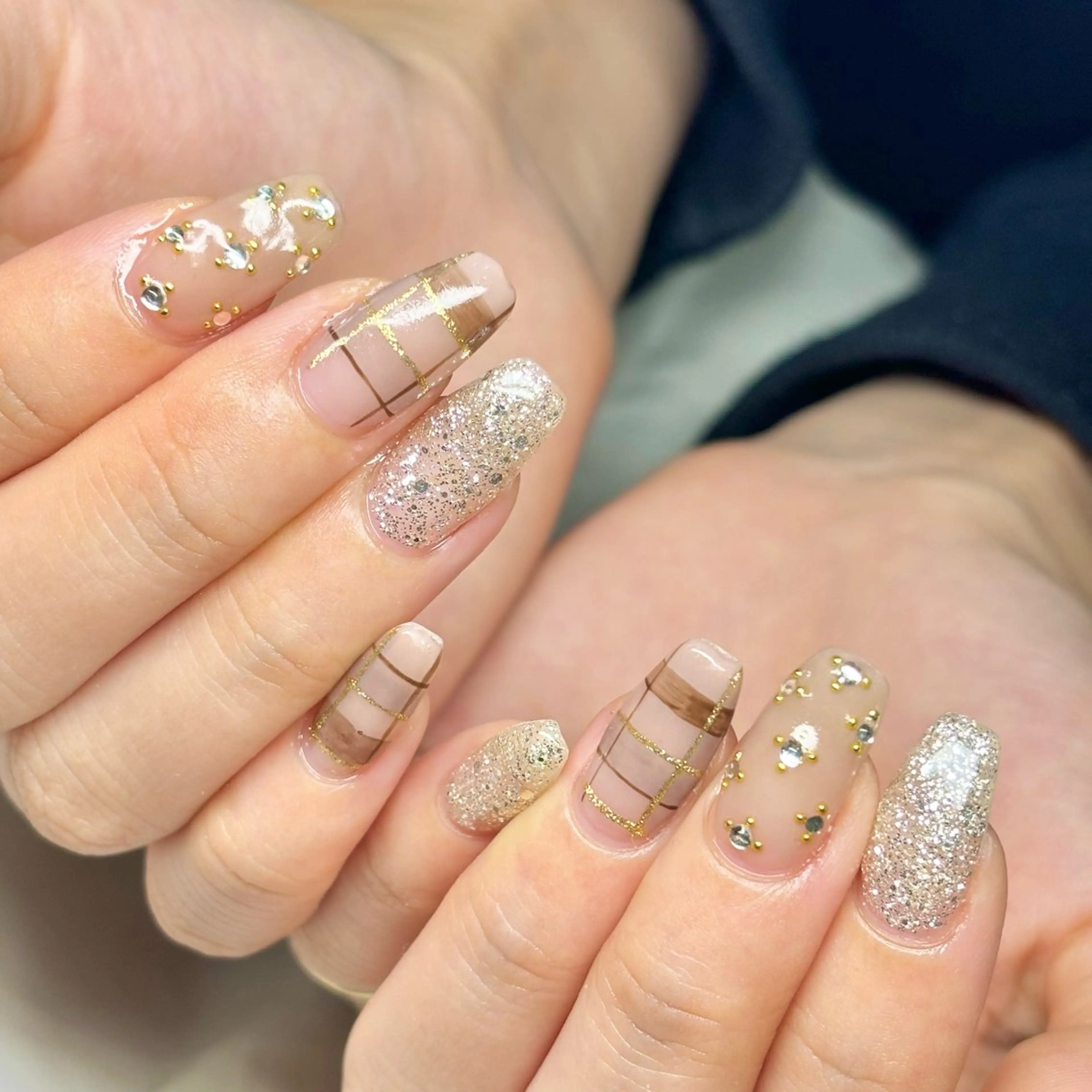 メンズ ネイル ハンドネイル ハンドケア nail&eye Aoのマツエク・マツパデザイン
