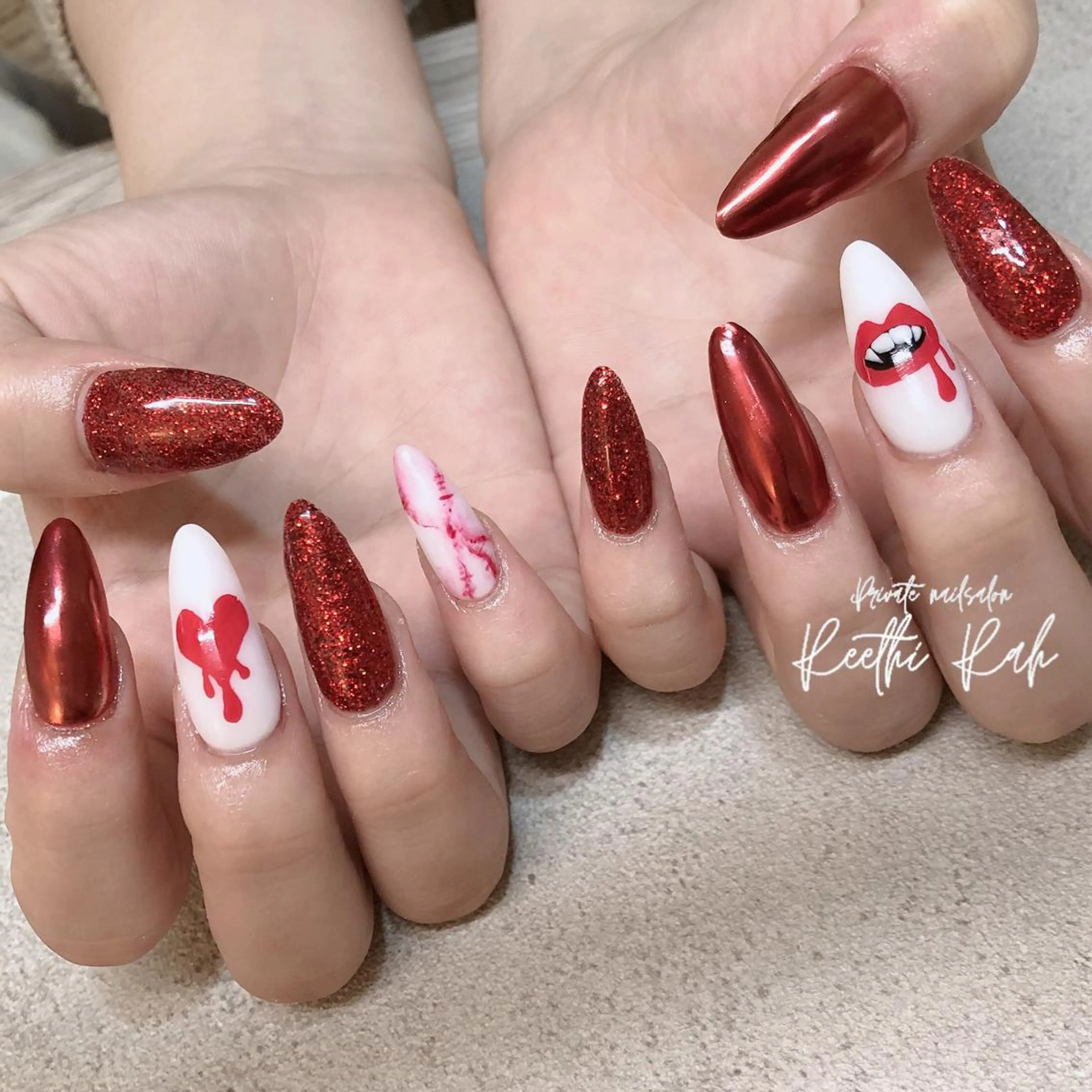 ネイル private nailsalon Reethi Rah所属・リーティラ HIROKAのネイルデザイン