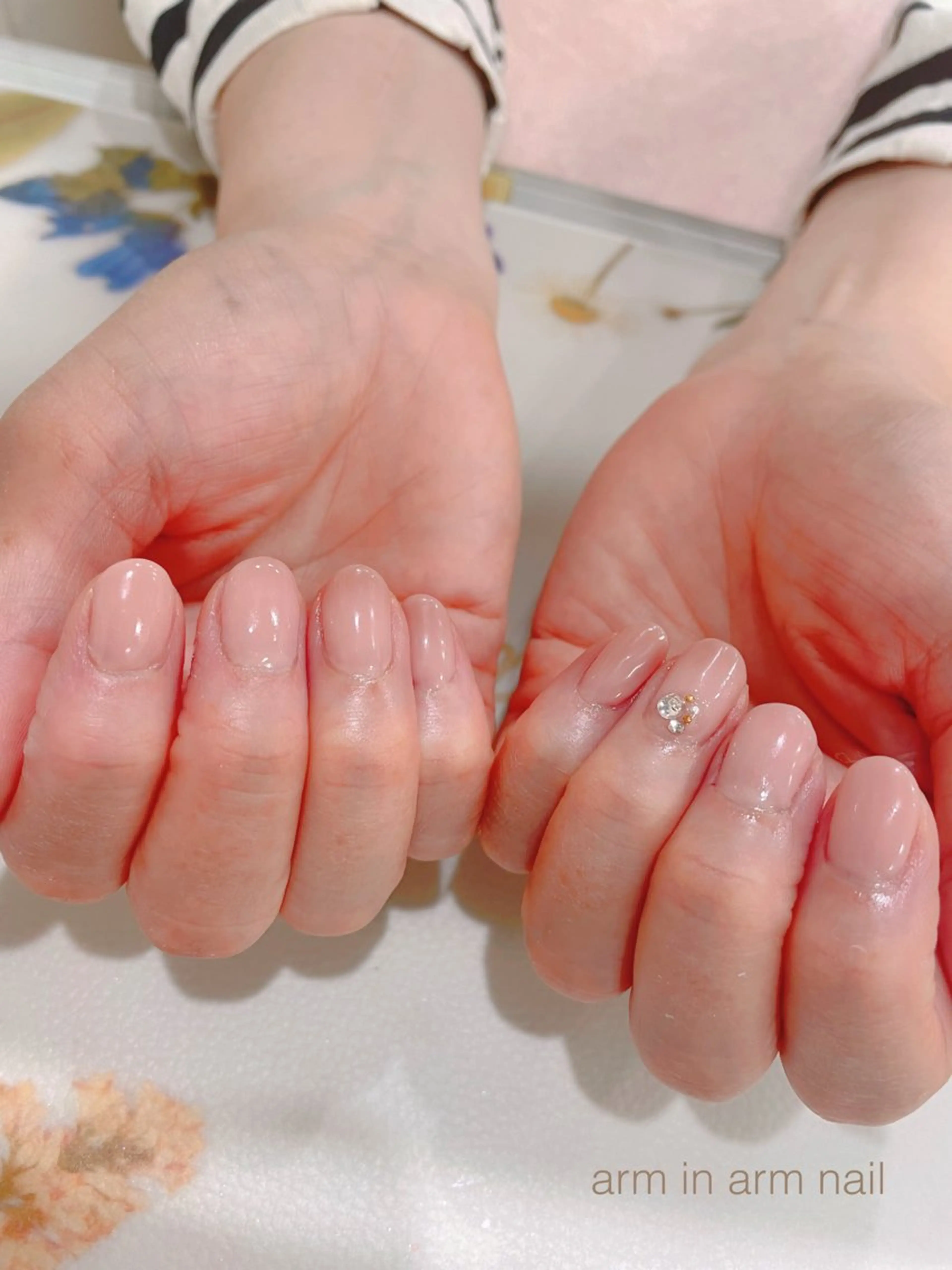 ネイル arm in arm ︎✿Yamamotoのマツエク・マツパデザイン