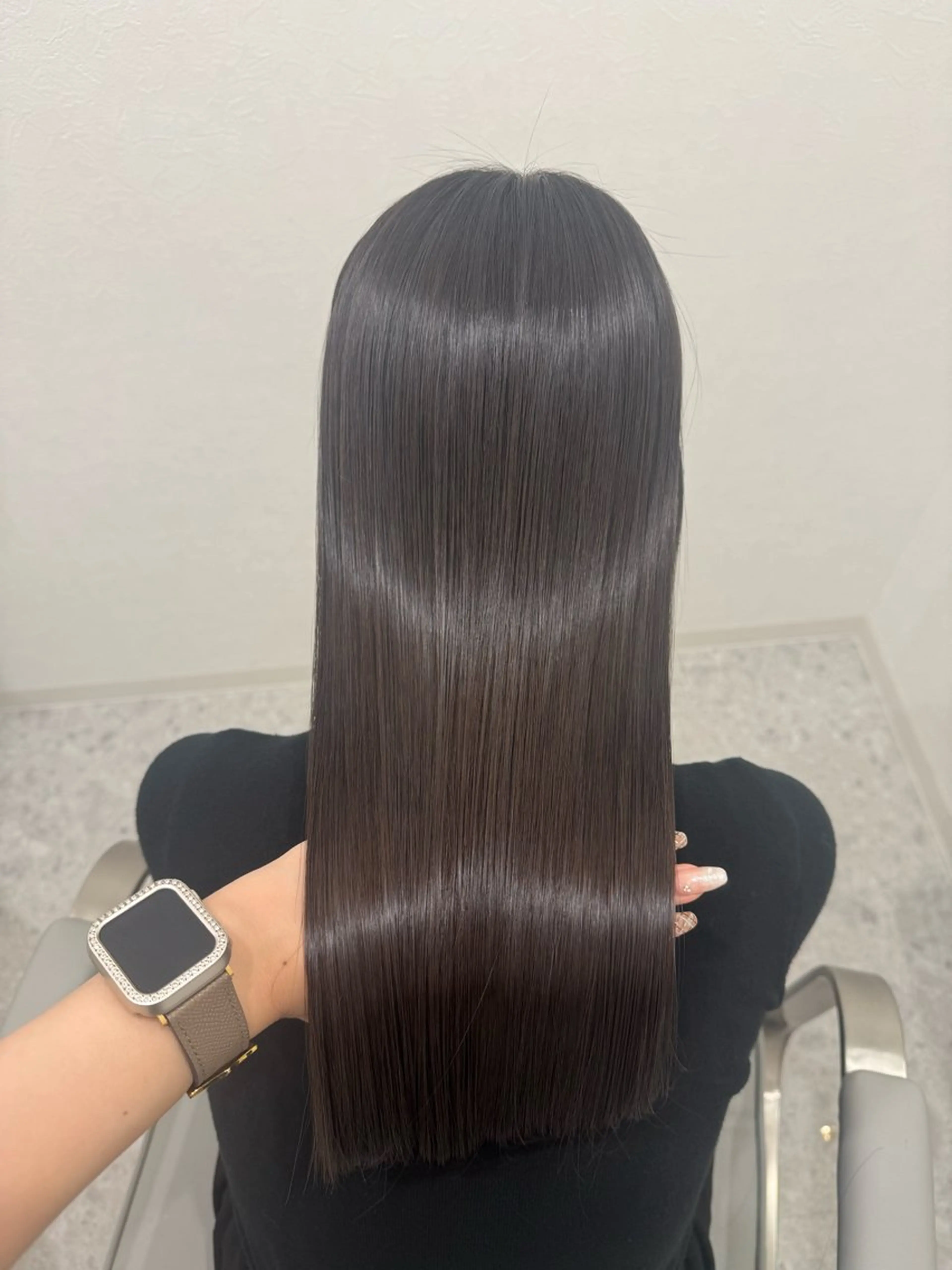 ロング 髪質改善 トリートメント カット トリートメント 💎縮毛矯正/透明感 カラー💎椎葉みひろのヘアスタイル