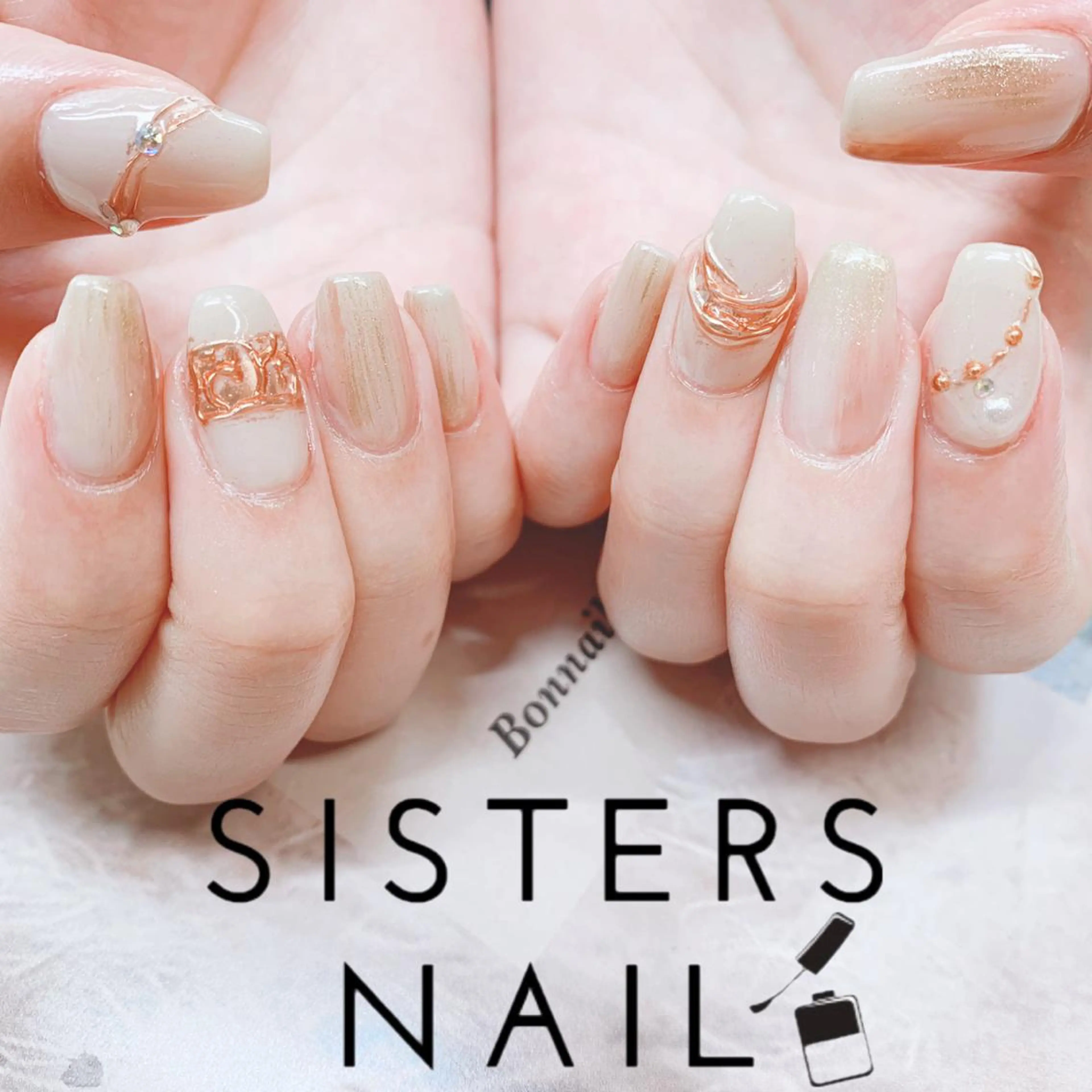 ネイル ハンドネイル ハンドケア sisters nail.fのネイルデザイン