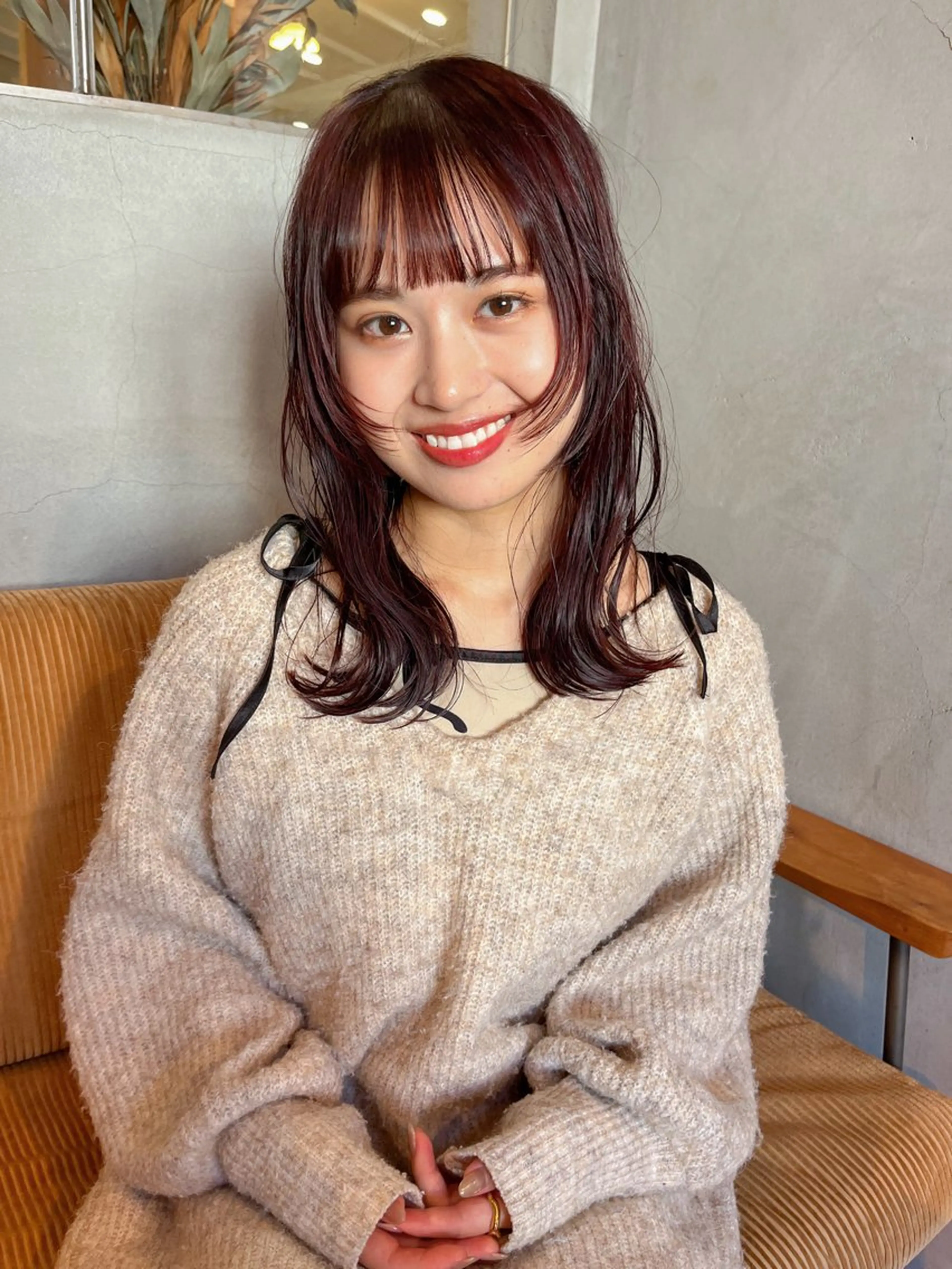 ミディアム Musee plume所属・荻野七菜子 ボブのヘアスタイル