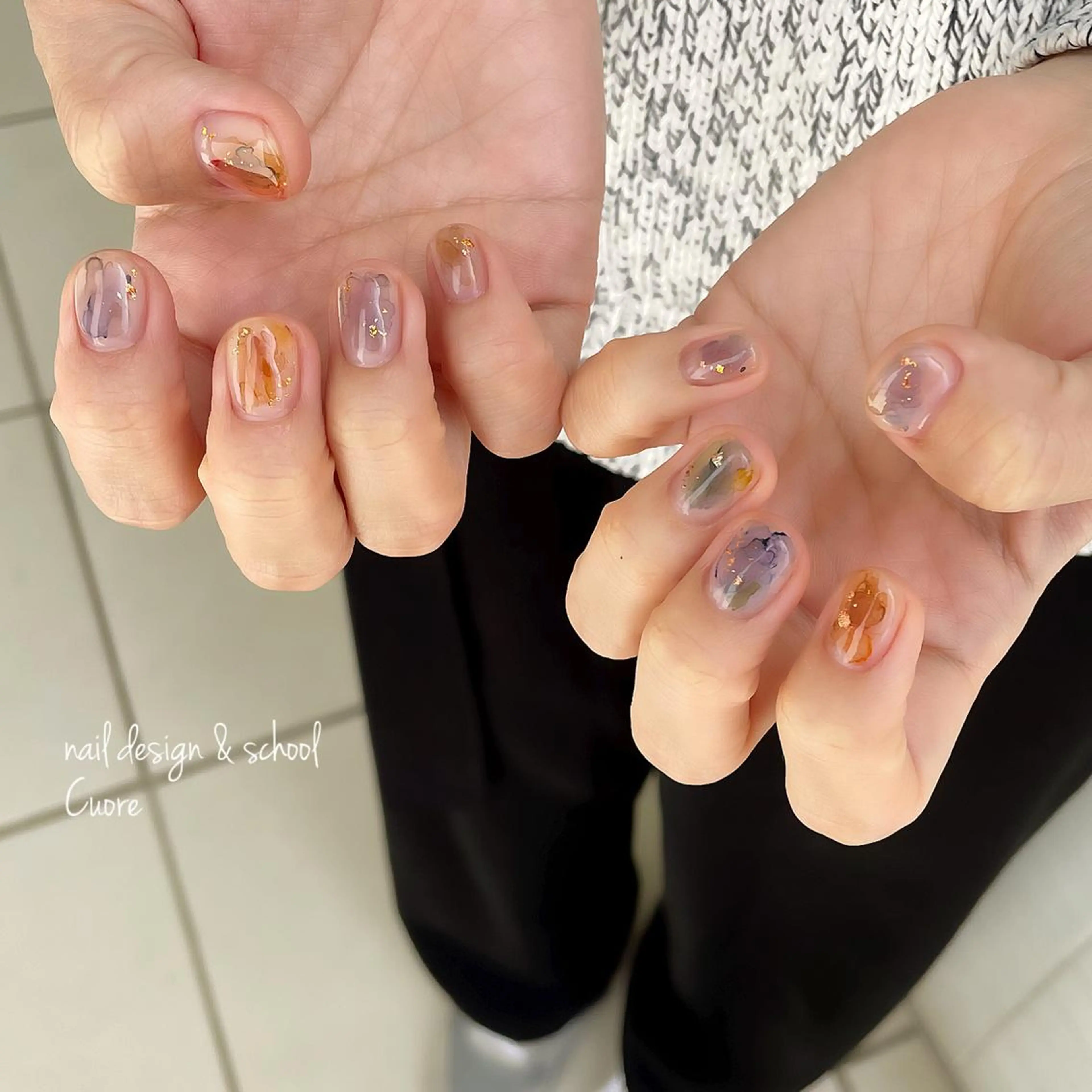 ネイル Cuore谷岡紗妃/ 宮崎台のネイルデザイン