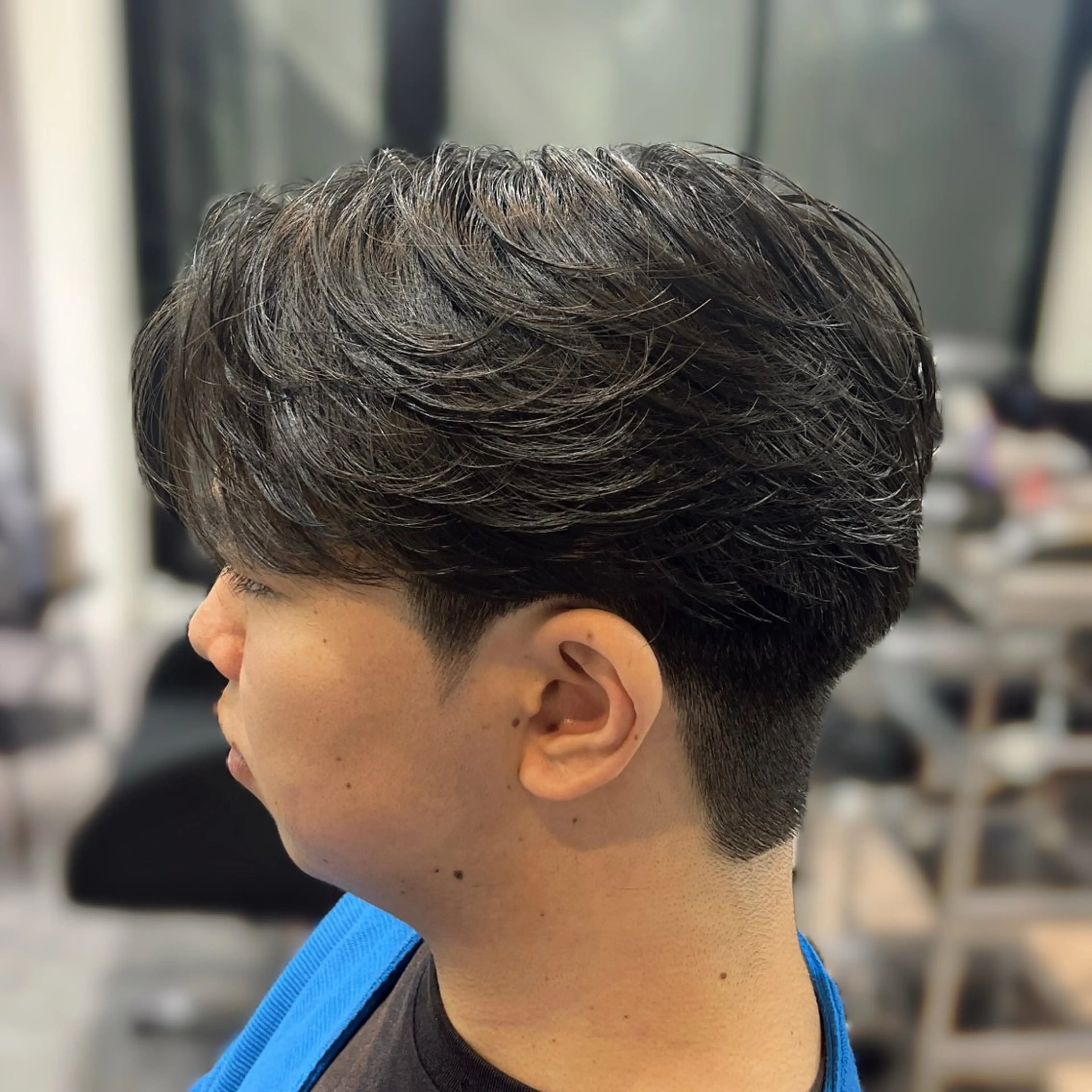 メンズ ダウンパーマ メンズパーマ EXCIA表参道所属・原宿/表参道メンズ 曲がる縮毛矯正/福田のヘアスタイル