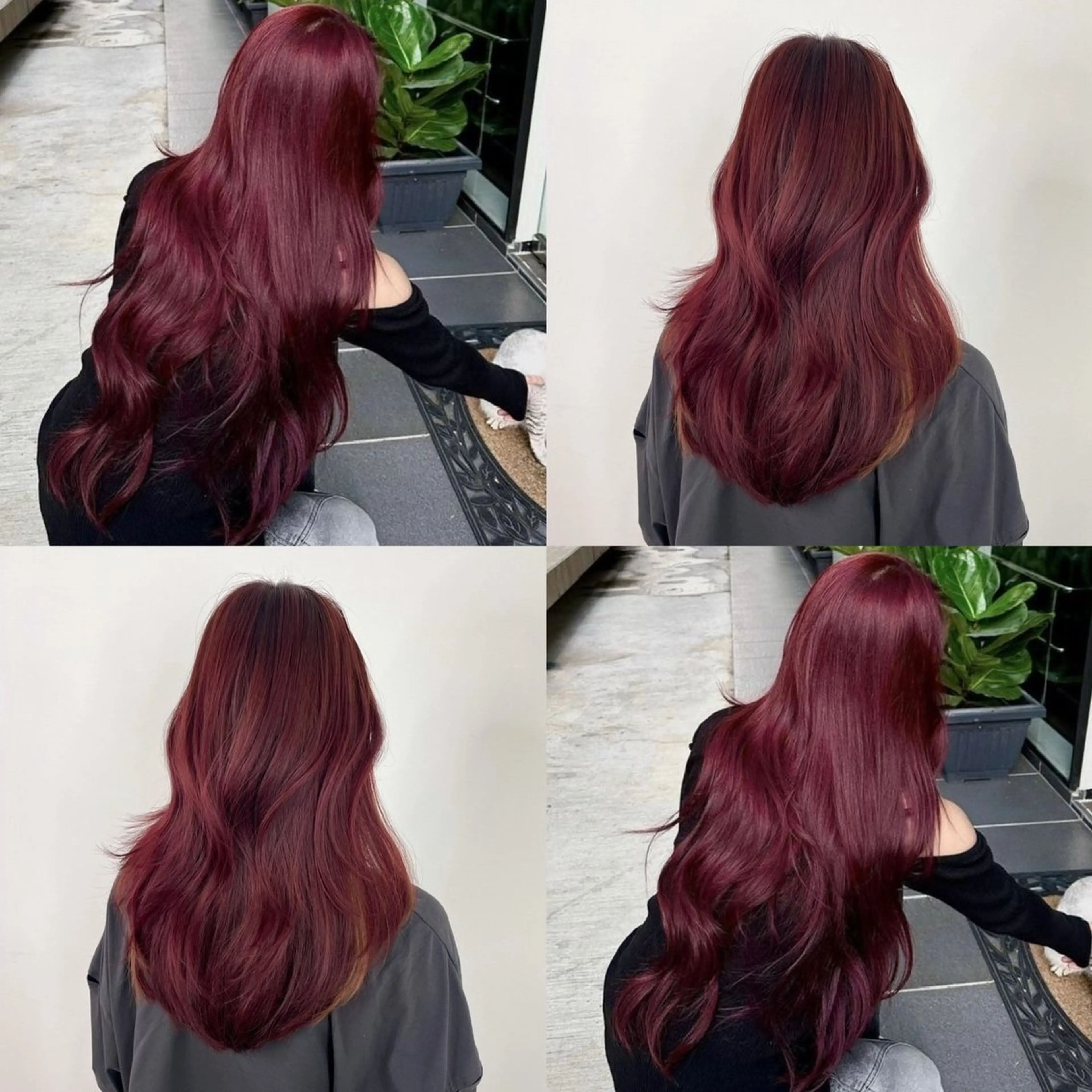 ロング カラー 韓国×ワンホン 艶カラー/ハヅキ🎀のヘアスタイル