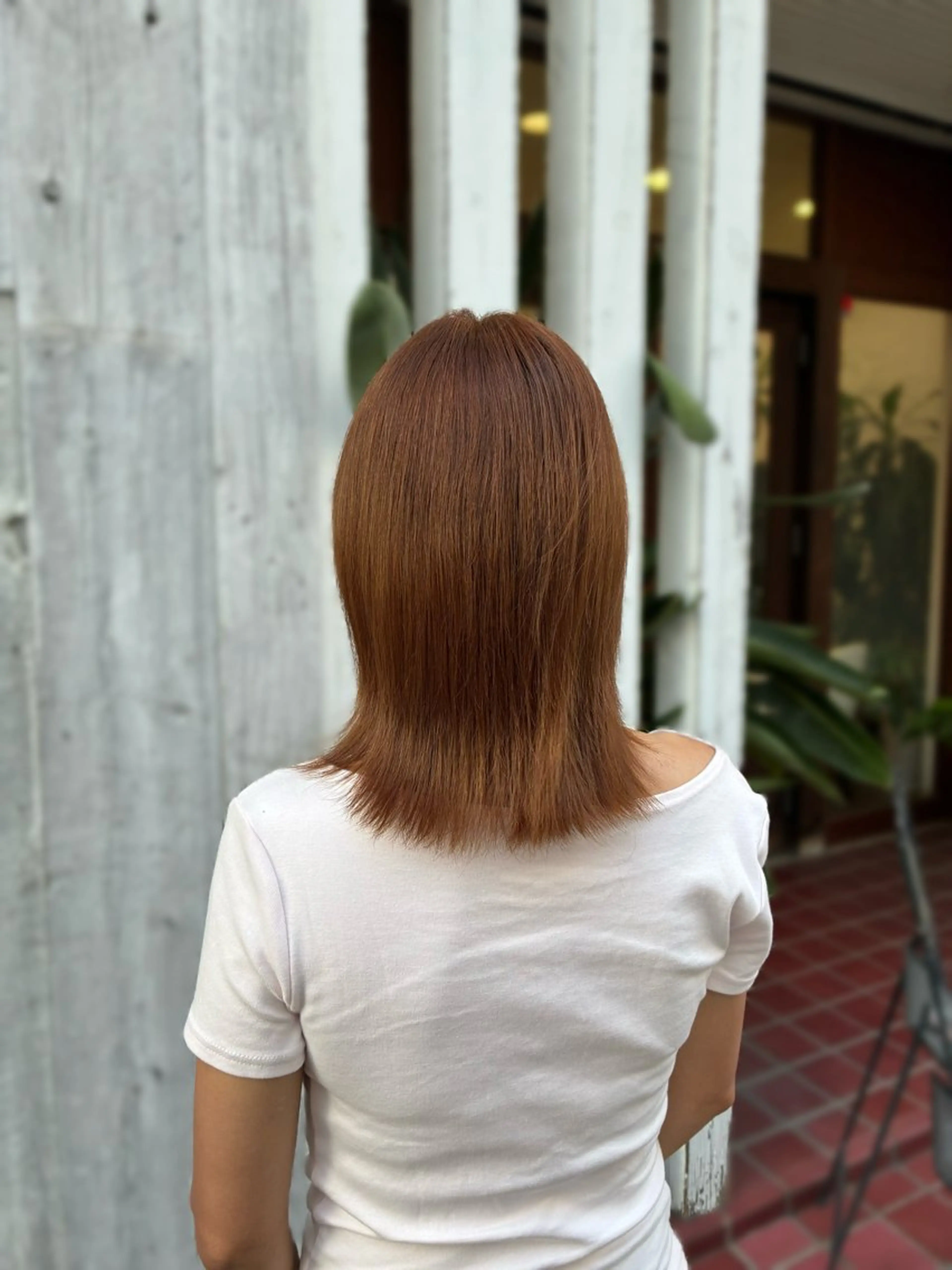 ミディアム カラー 梅原 姫🍬🐰のヘアスタイル