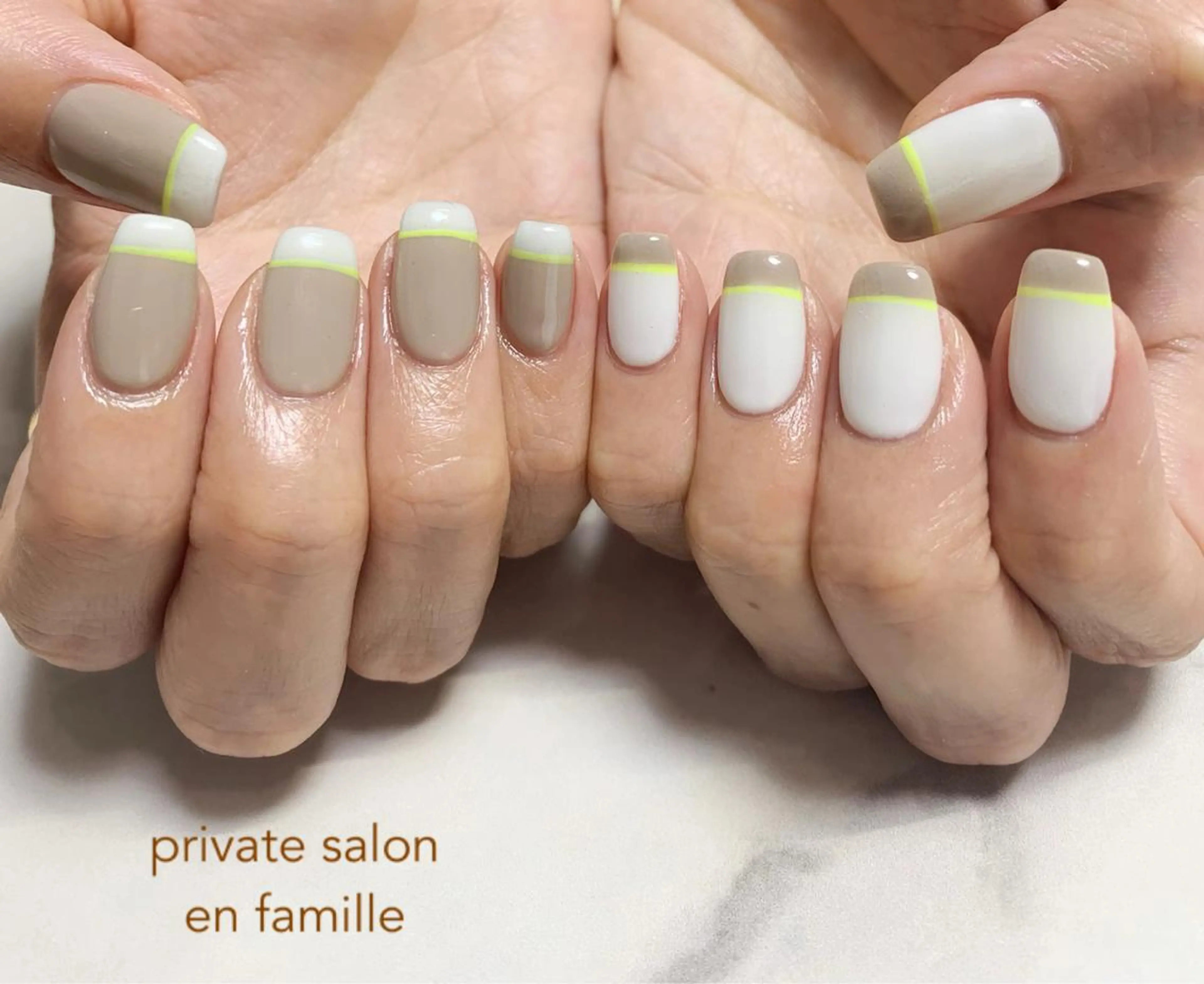 ネイル ハンドネイル nail salon en familleのネイルデザイン