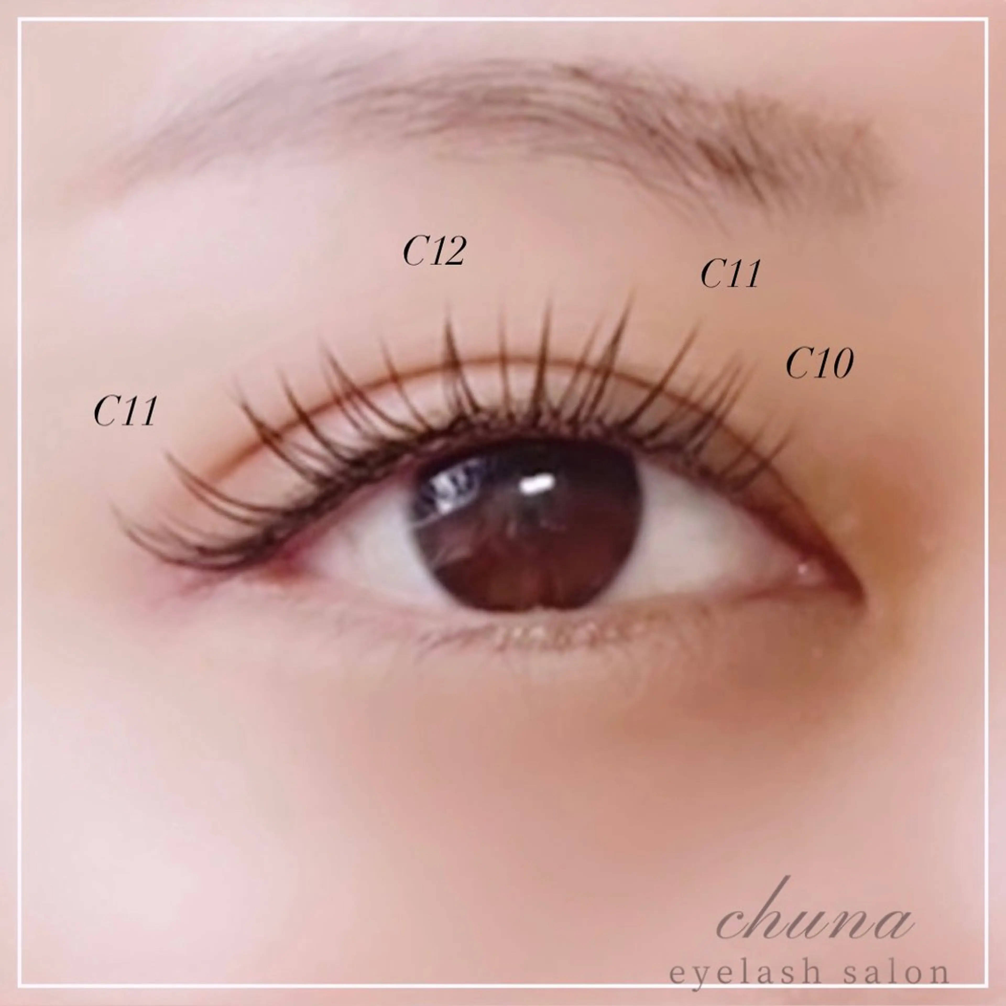マツエク・マツパ chuna eyelashのマツエク・マツパデザイン
