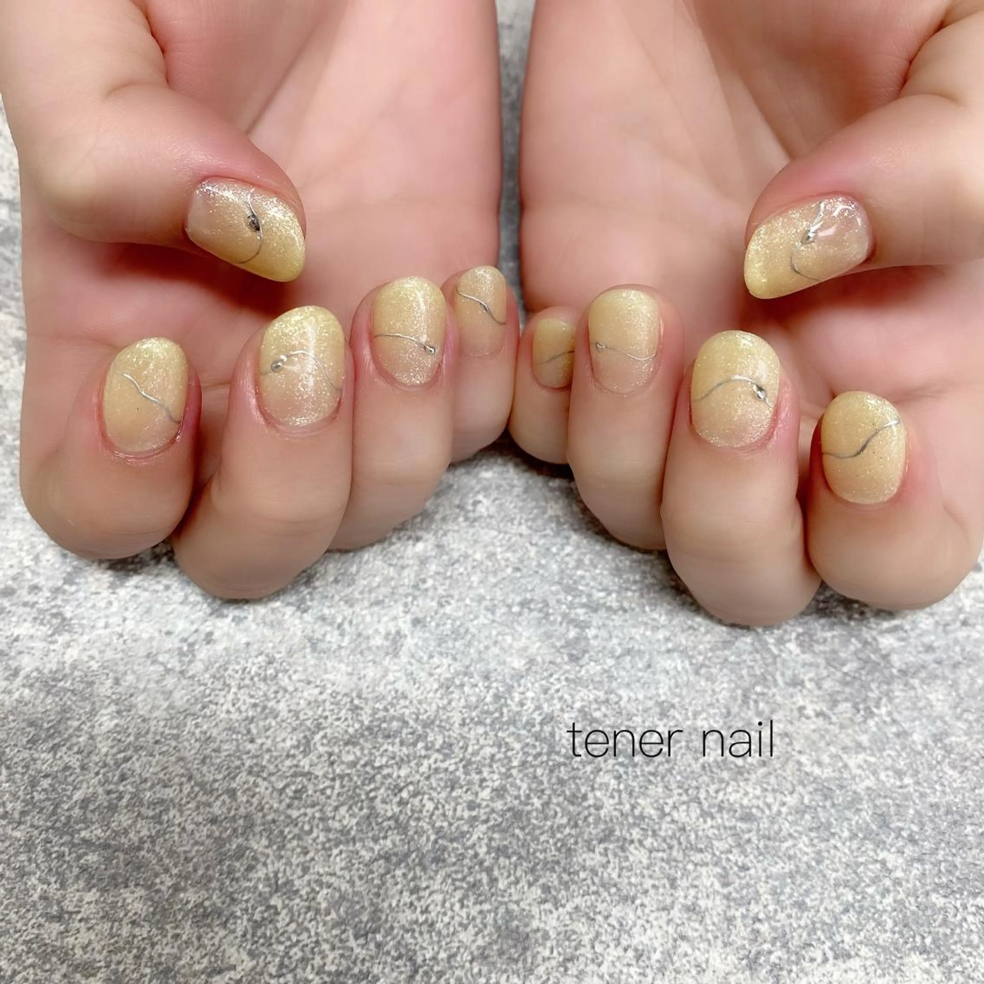 ネイル 黄色 tener  nail  テネルネイル所属・テネルネイル tener nailのネイルデザイン