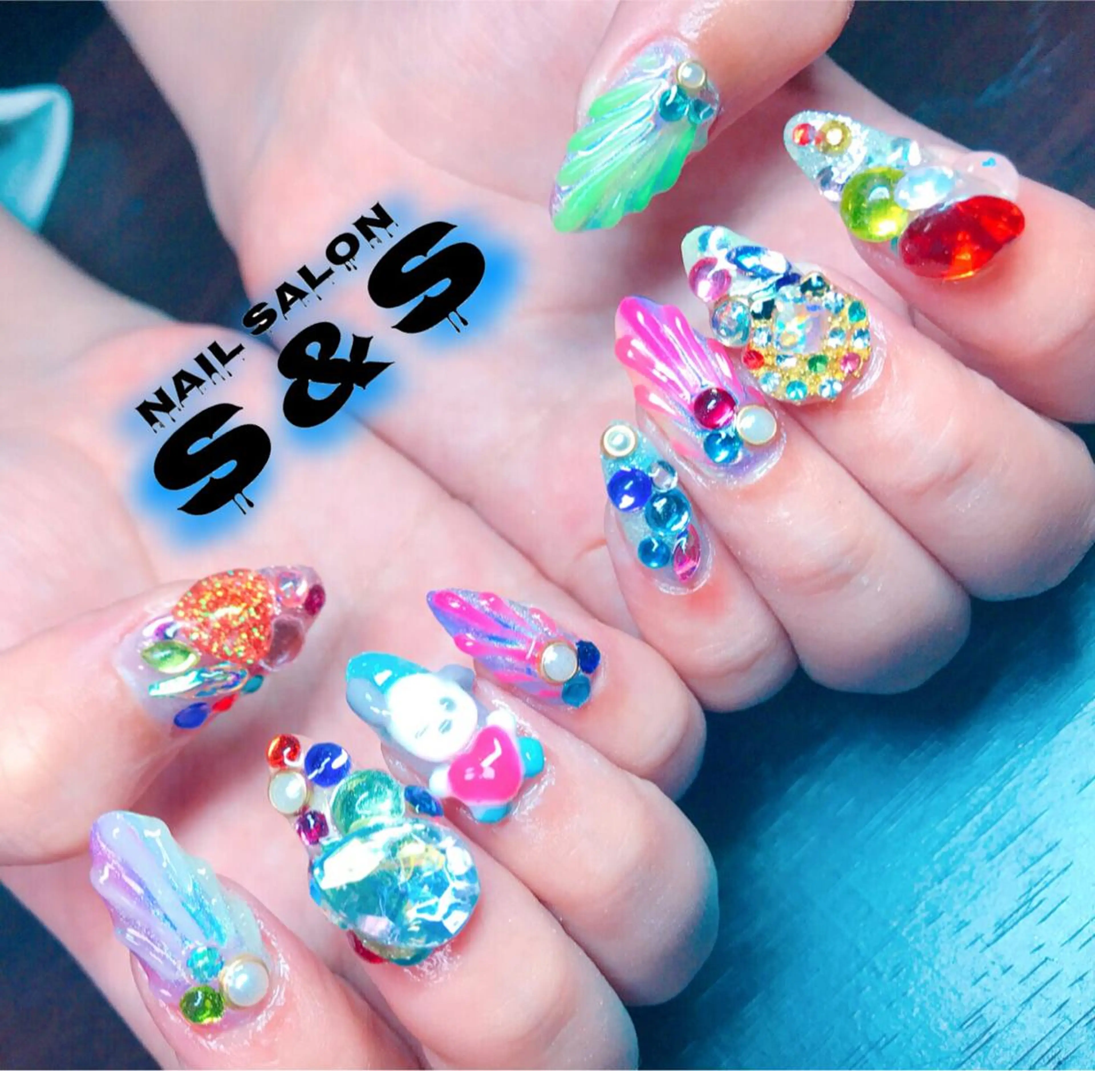 ネイル 長さ出し メンズネイル 持ち込み スカルプネイル ネイルチップ S&S 村田小百合のネイルデザイン