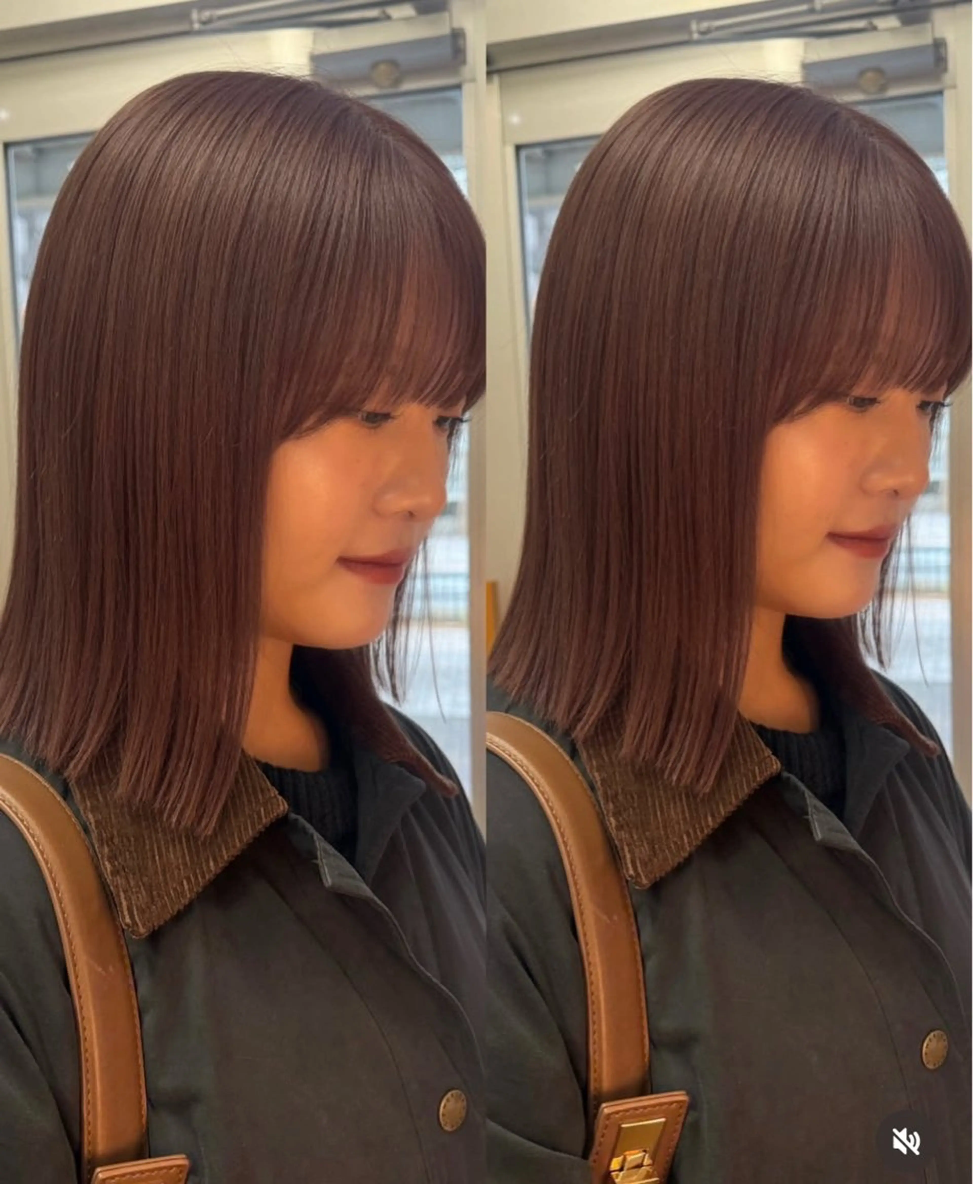 カラー 柔らかいオリーブ🍃 カラーNatsumiのヘアスタイル