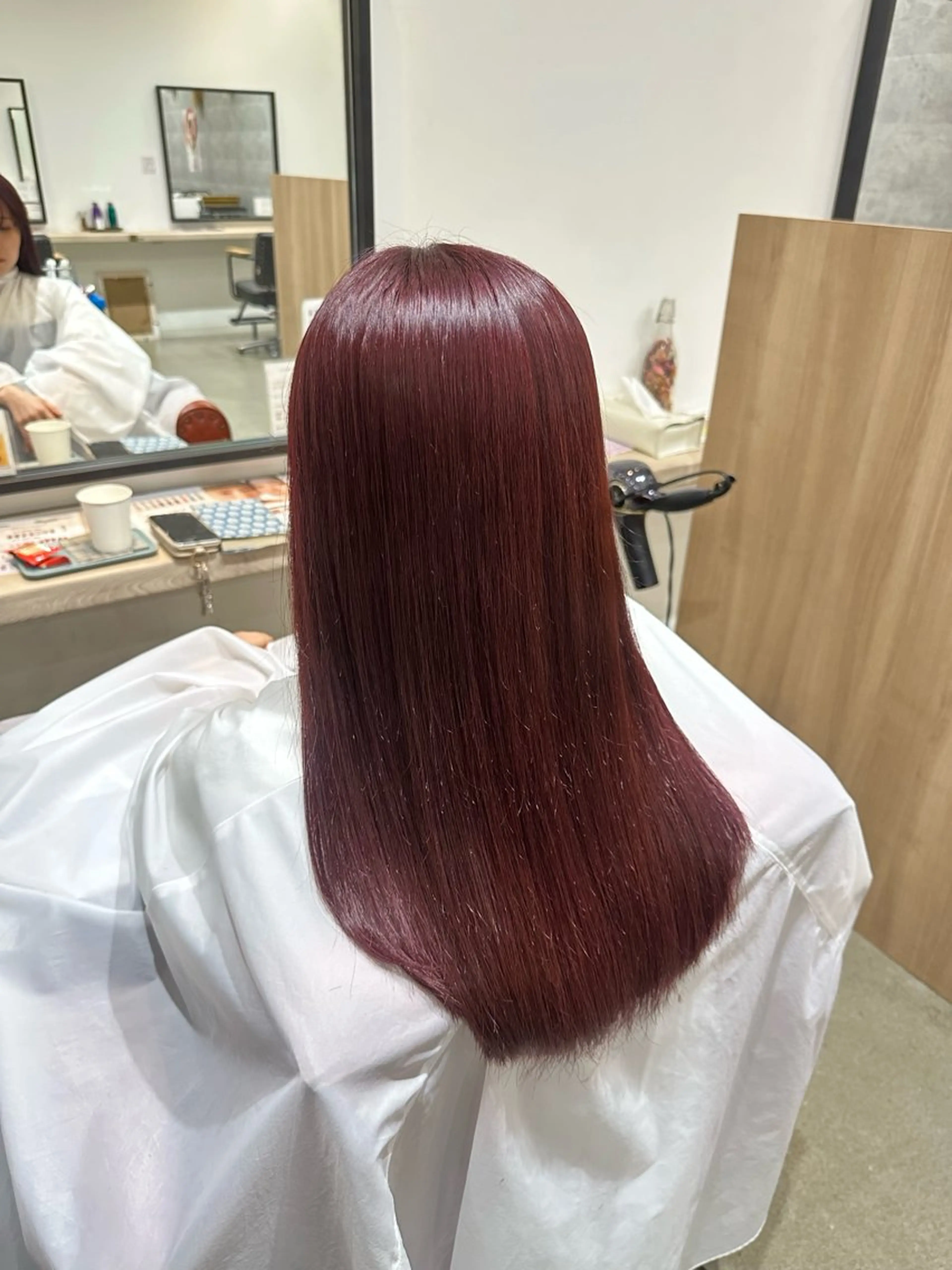 ブリーチなしダブルカラーの写真