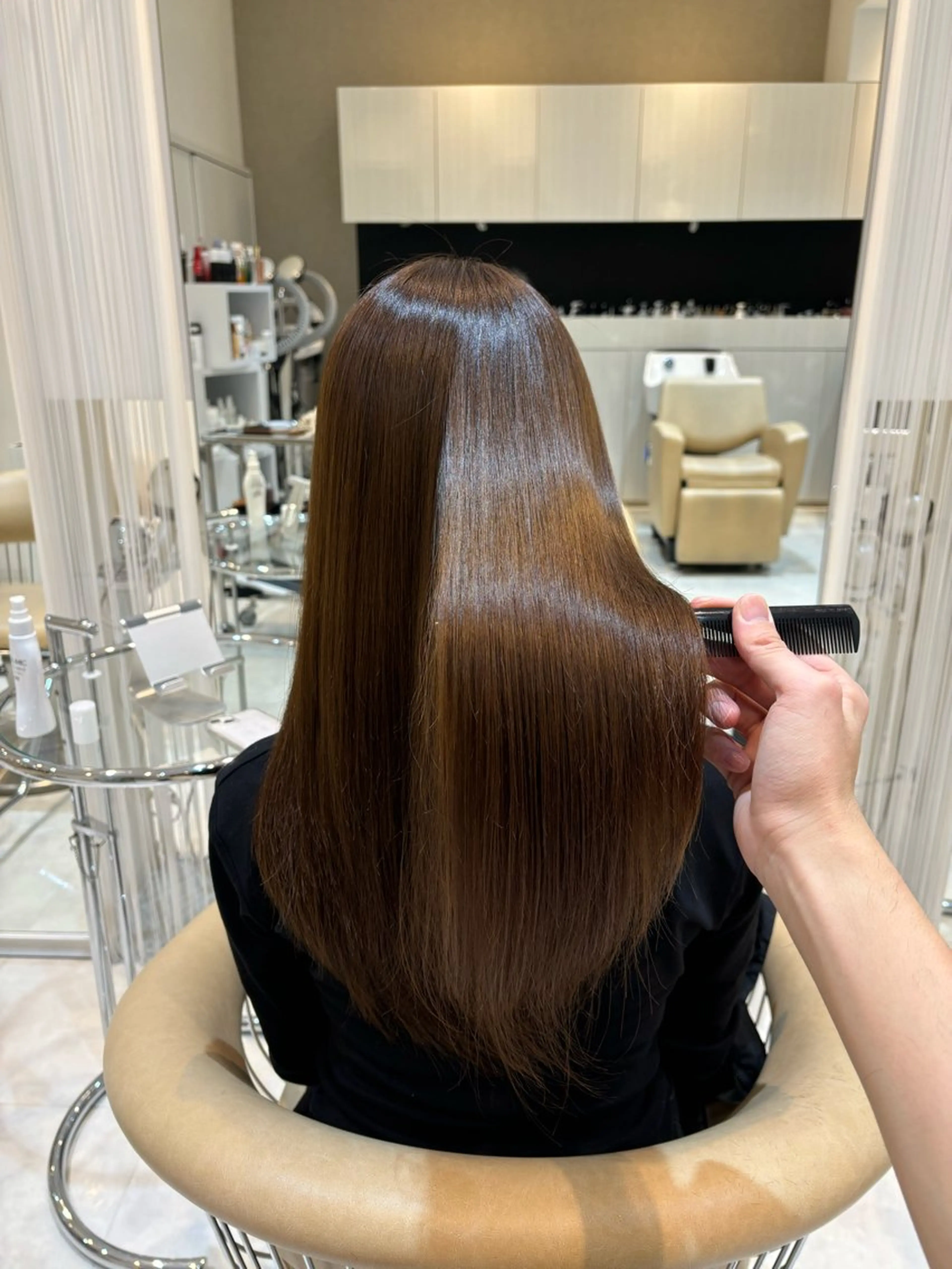 セミロング カット トリートメント 山下 直哉のヘアスタイル