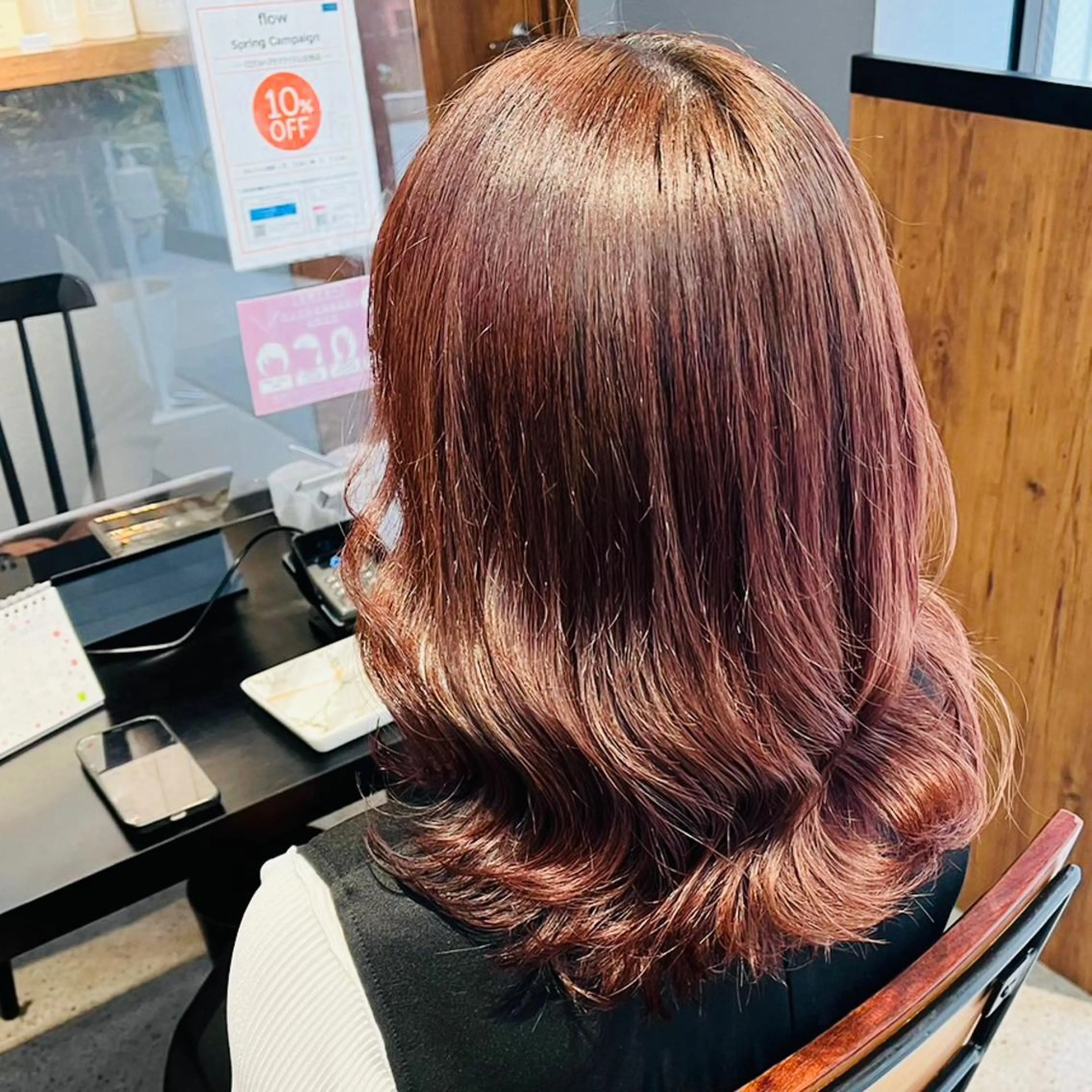 セミロング カラー ヘアアレンジ 🍓後藤 はるな🍓のヘアスタイル