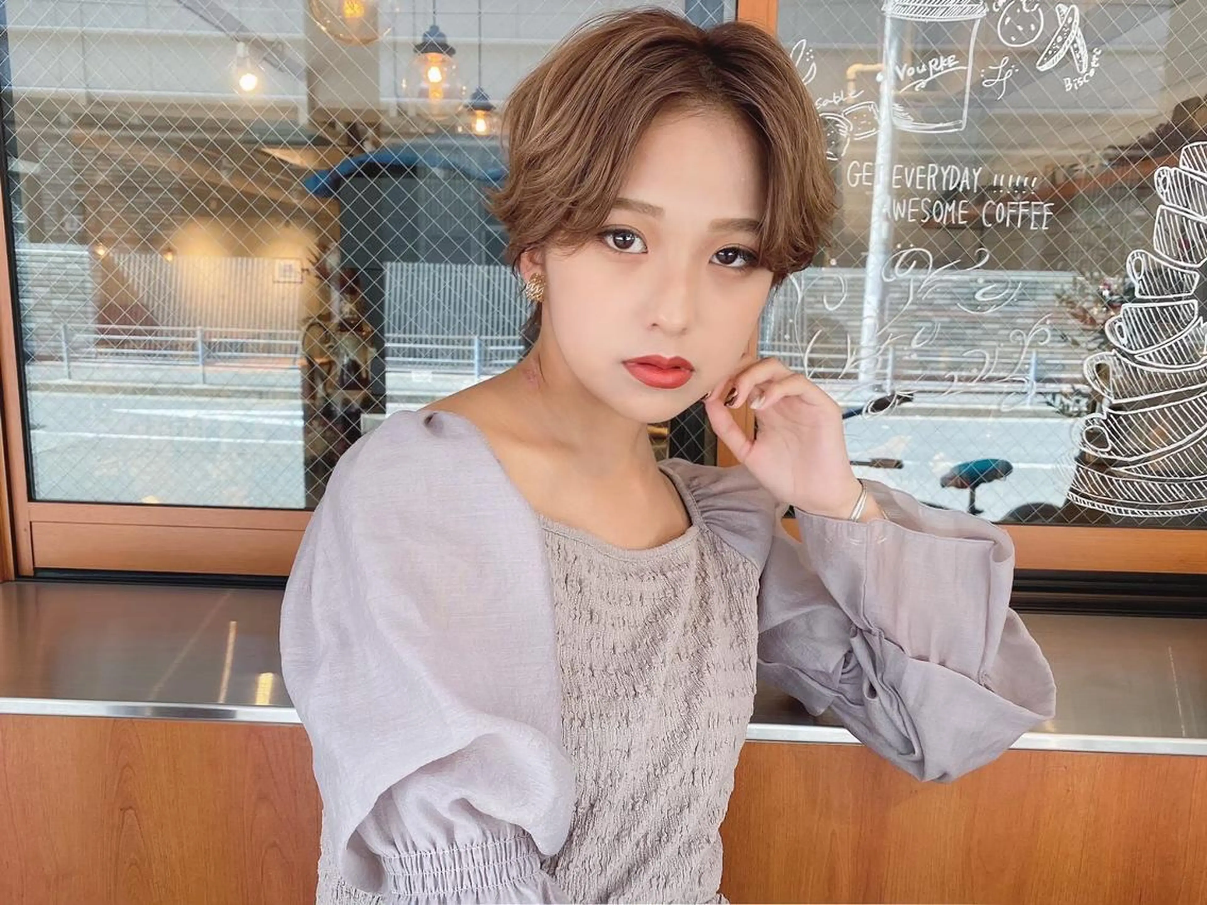 ショート 似合わせカット 小顔カット トリートメント ルービック 豊中店のヘアスタイル