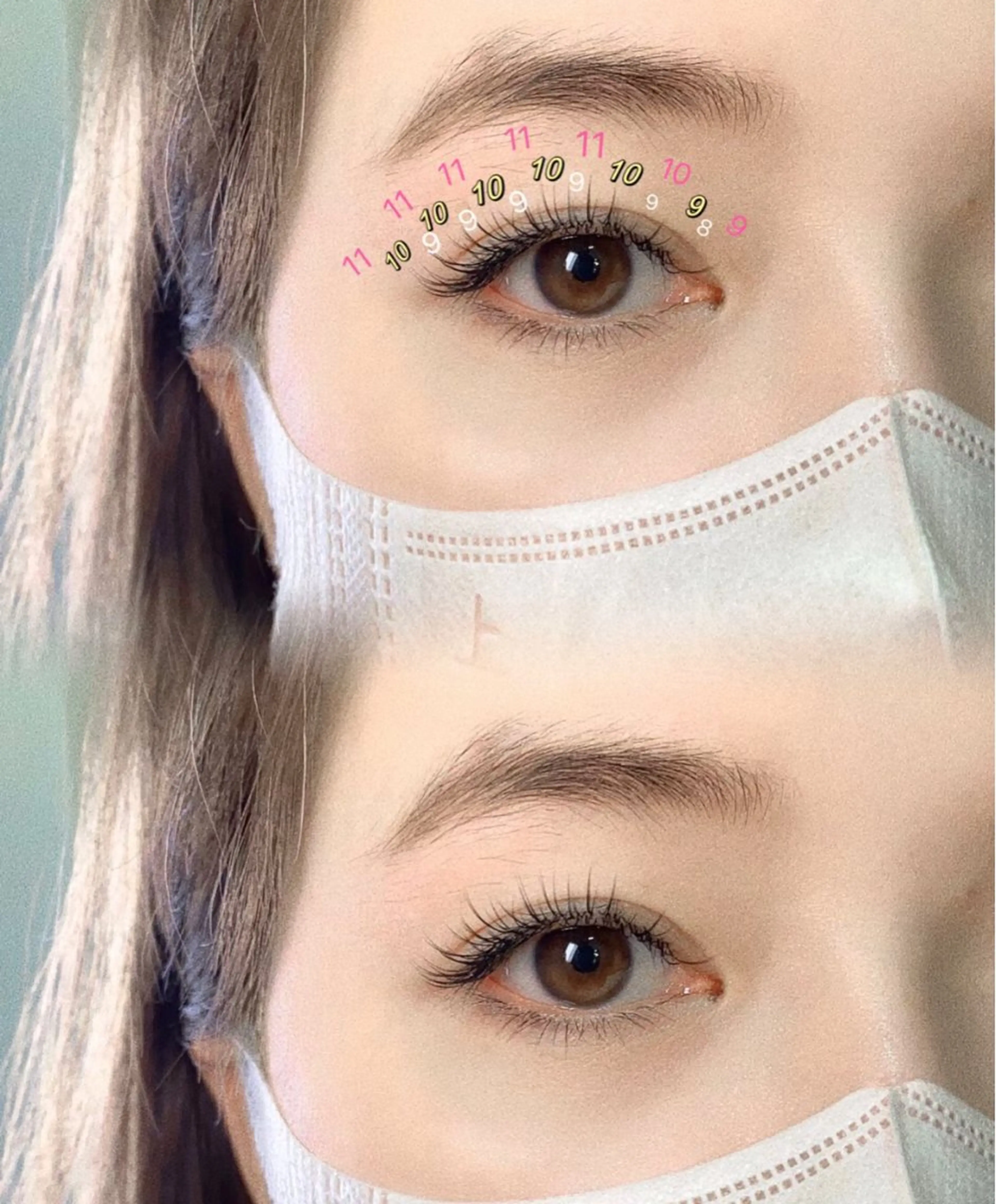 マツエク・マツパ マツエク Angela エステサロンのマツエク・マツパデザイン