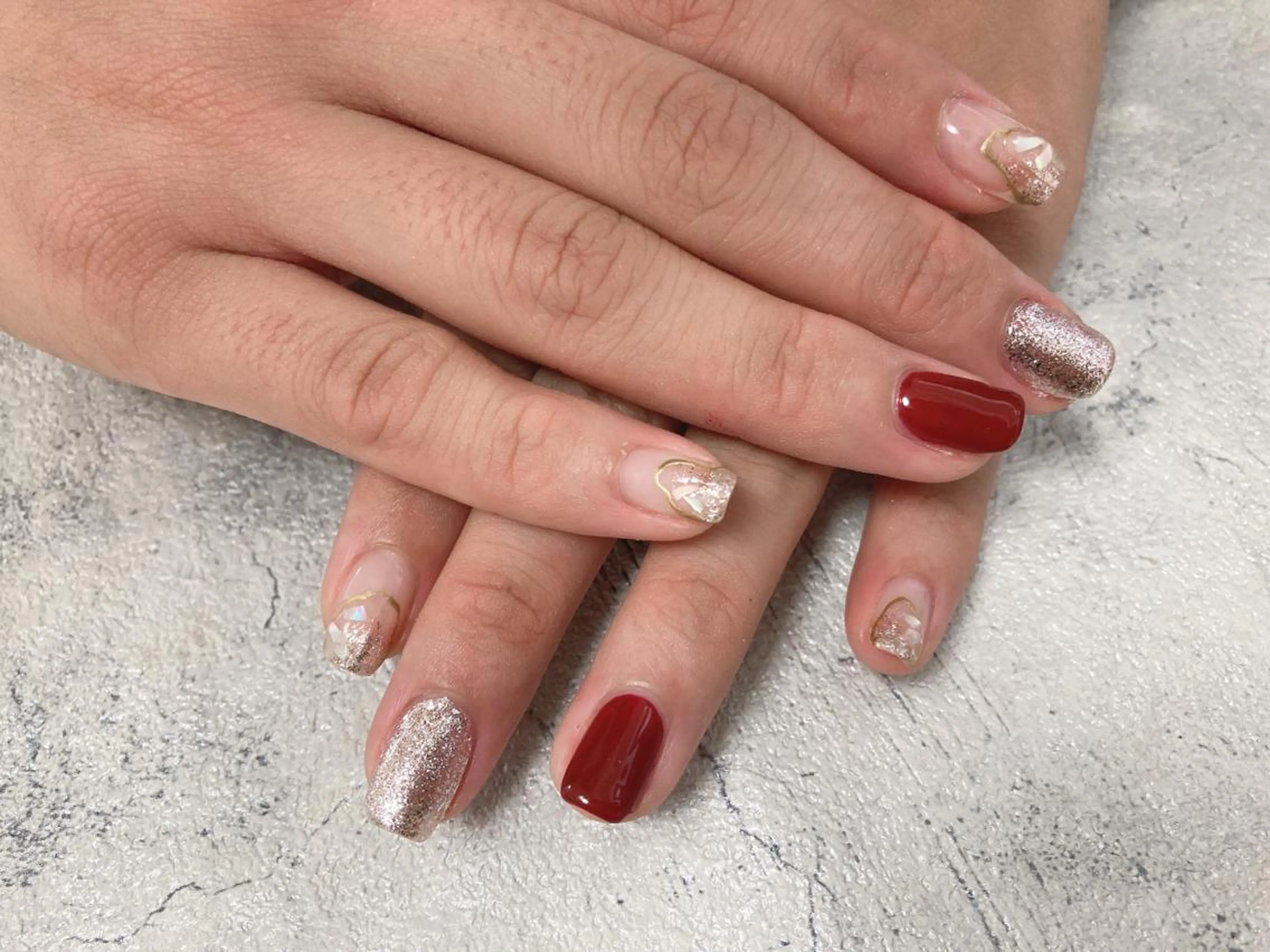 ネイル フットネイル ジェルネイル 韓国ネイル マグネットネイル ミラーネイル Mogu nail 二子玉川のネイルデザイン