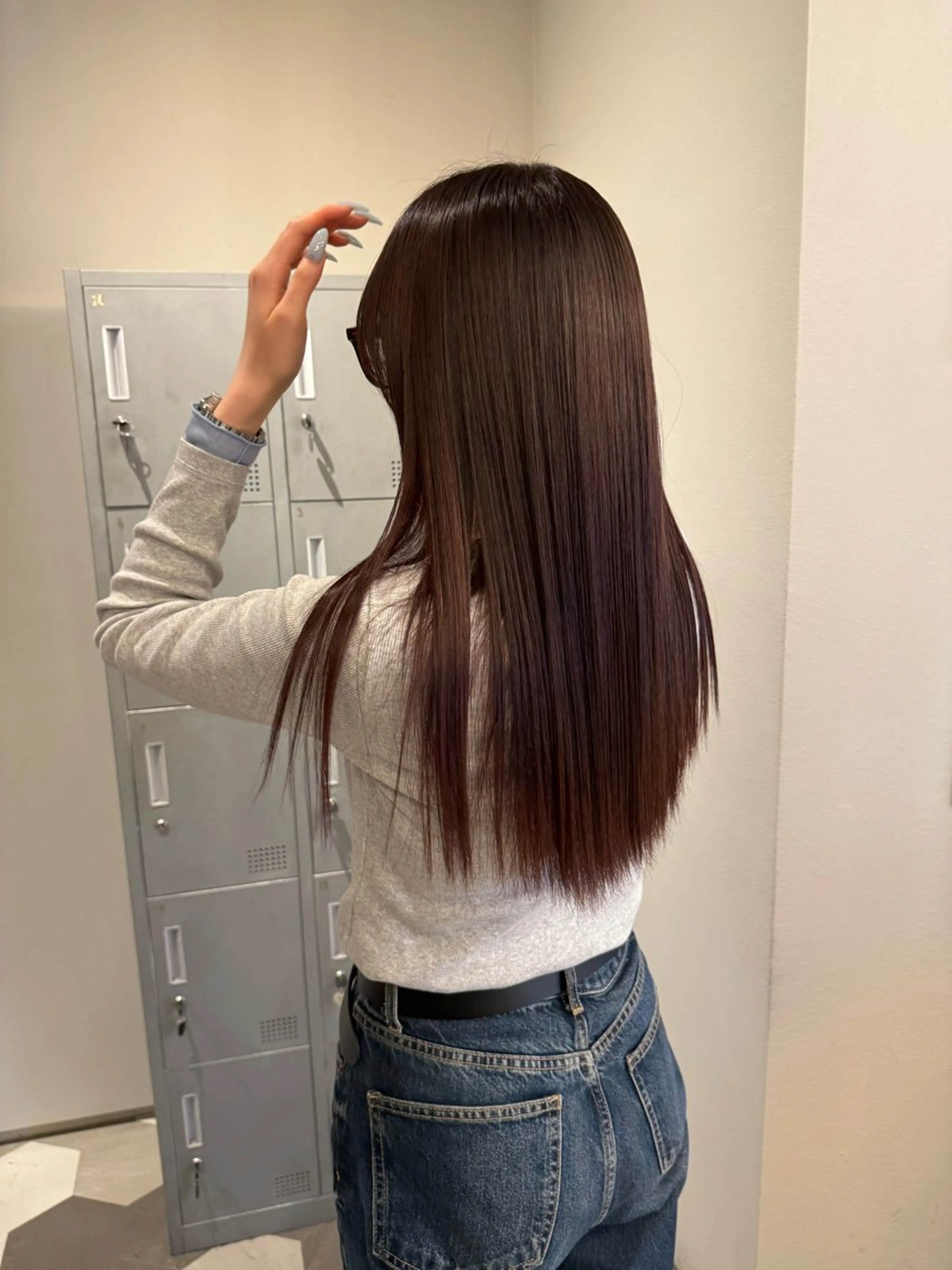 セミロング カラー カット ヘアカラー ブリーチ/アレンジ 天満/chihiroのヘアスタイル