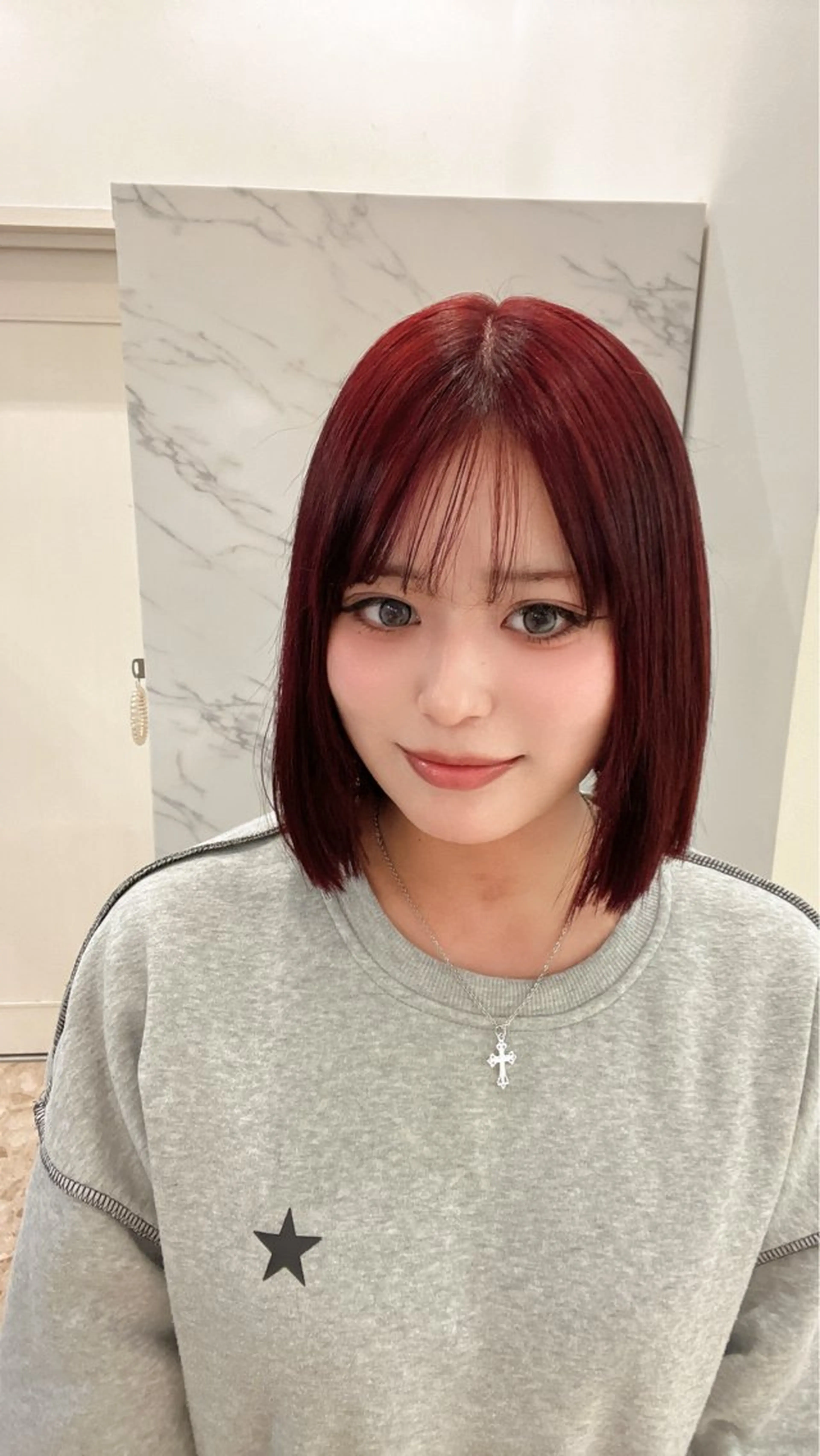 ショート 髪質改善/透明感/ ブリーチ/桃谷翼のヘアスタイル