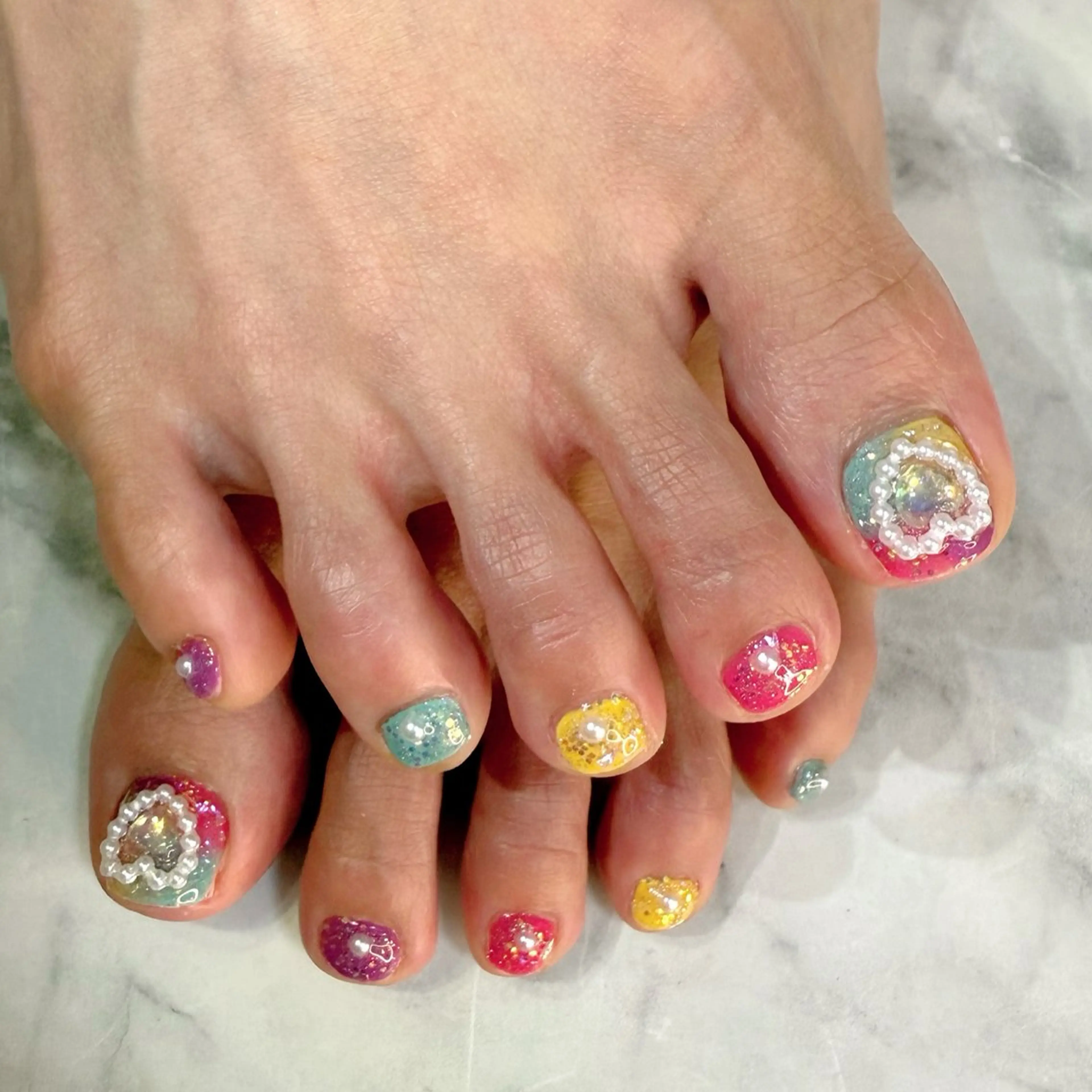 ネイル フットネイル ホームネイルサロン Shellのネイルデザイン