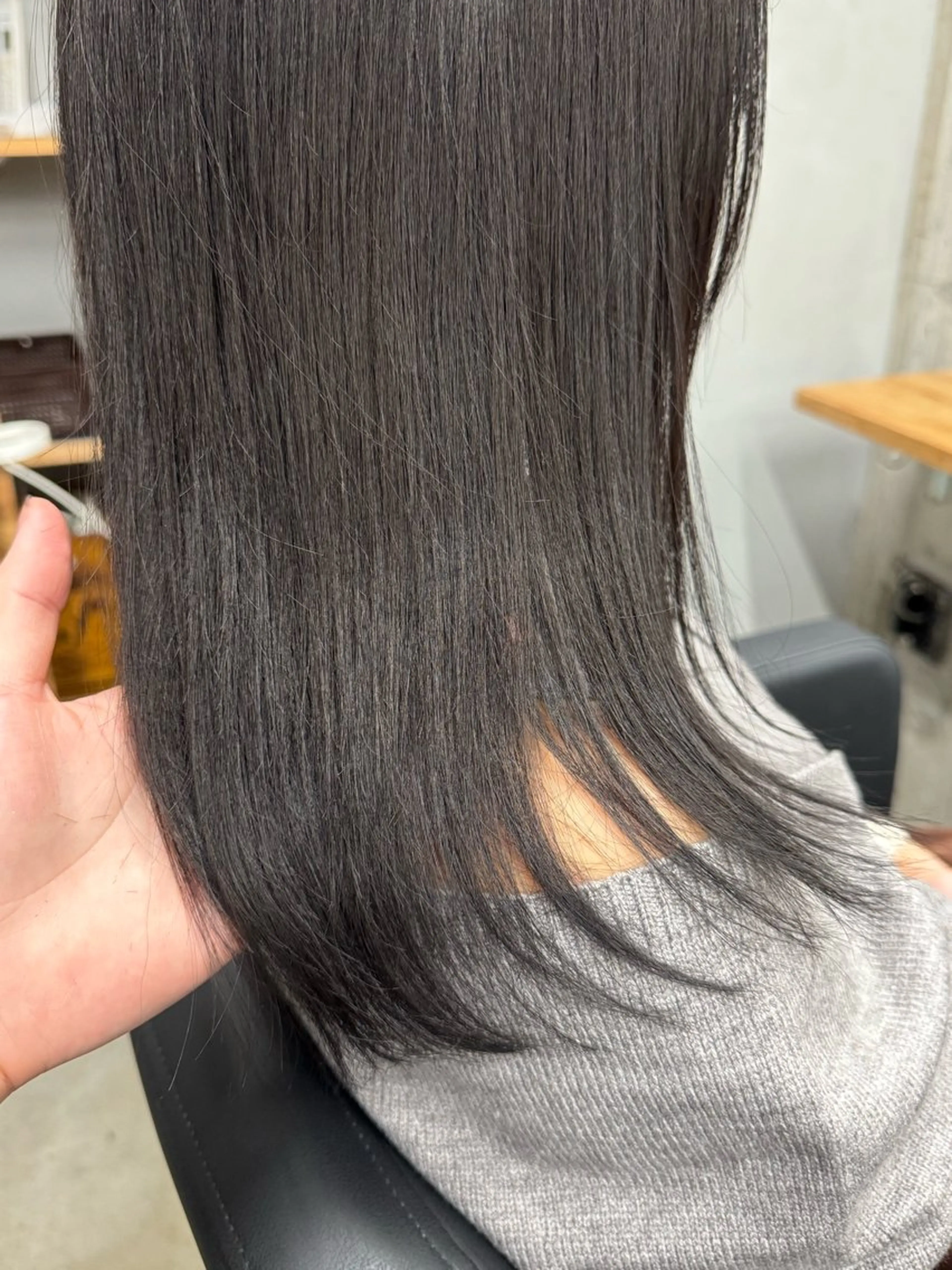 ミディアム カット ヘアカラー トリートメント アキト/ メンズ/透明感暗髪のヘアスタイル