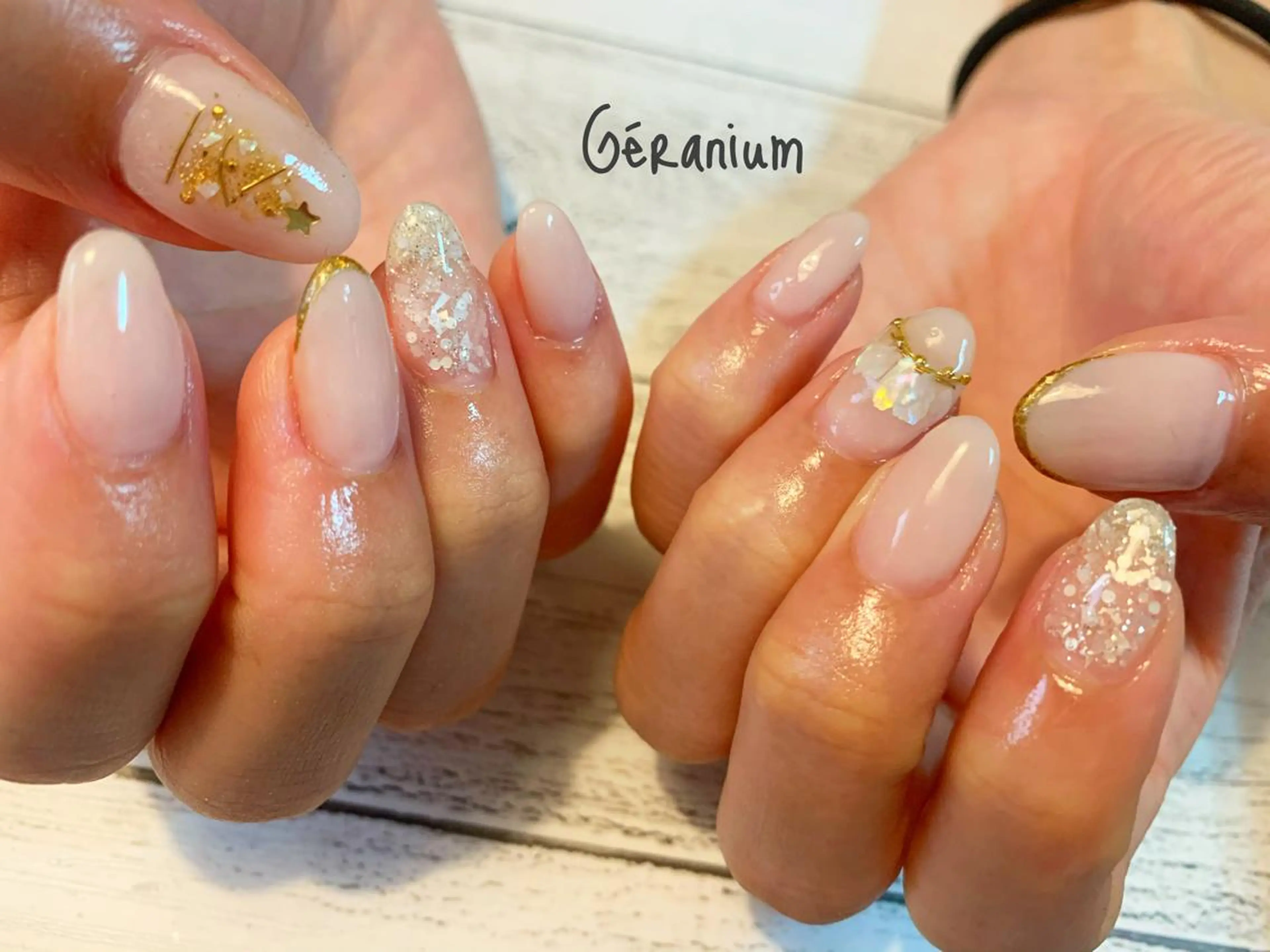 ネイル ハンドネイル GéRanium Harukaのネイルデザイン